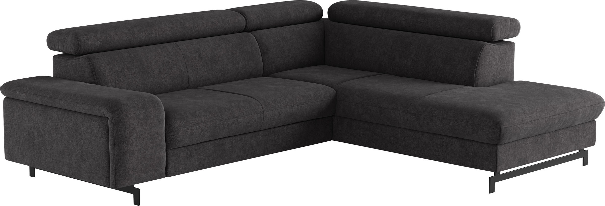 COTTA Ecksofa »Emma L-Form«, mit Kopfteilverstellung, wahlweise mit Bettfunktion & Bettkasten