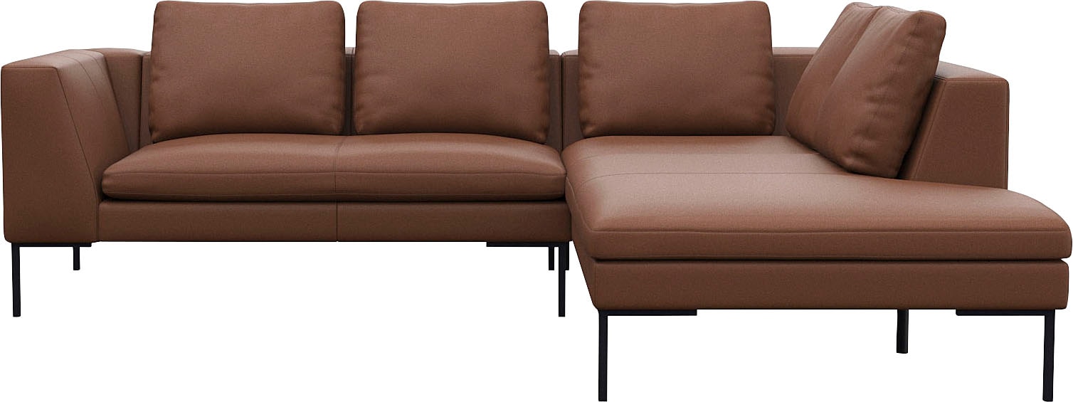 FLEXLUX Ecksofa "Loano, superbequemer Sitzkomfort durch Kaltschaum im Sitz, günstig online kaufen