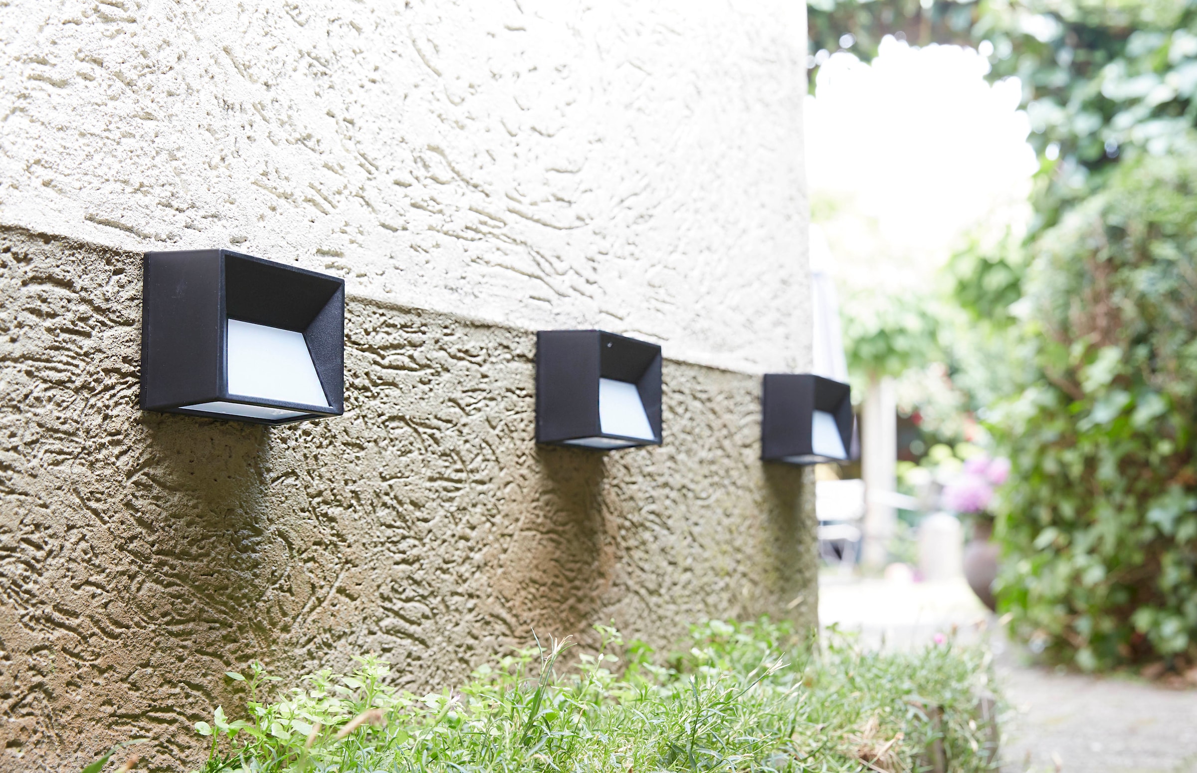 LUXFORM Außen-Wandleuchte »Solar-Intelligente Hybrid-Wandleuchte - Maryland günstig online kaufen