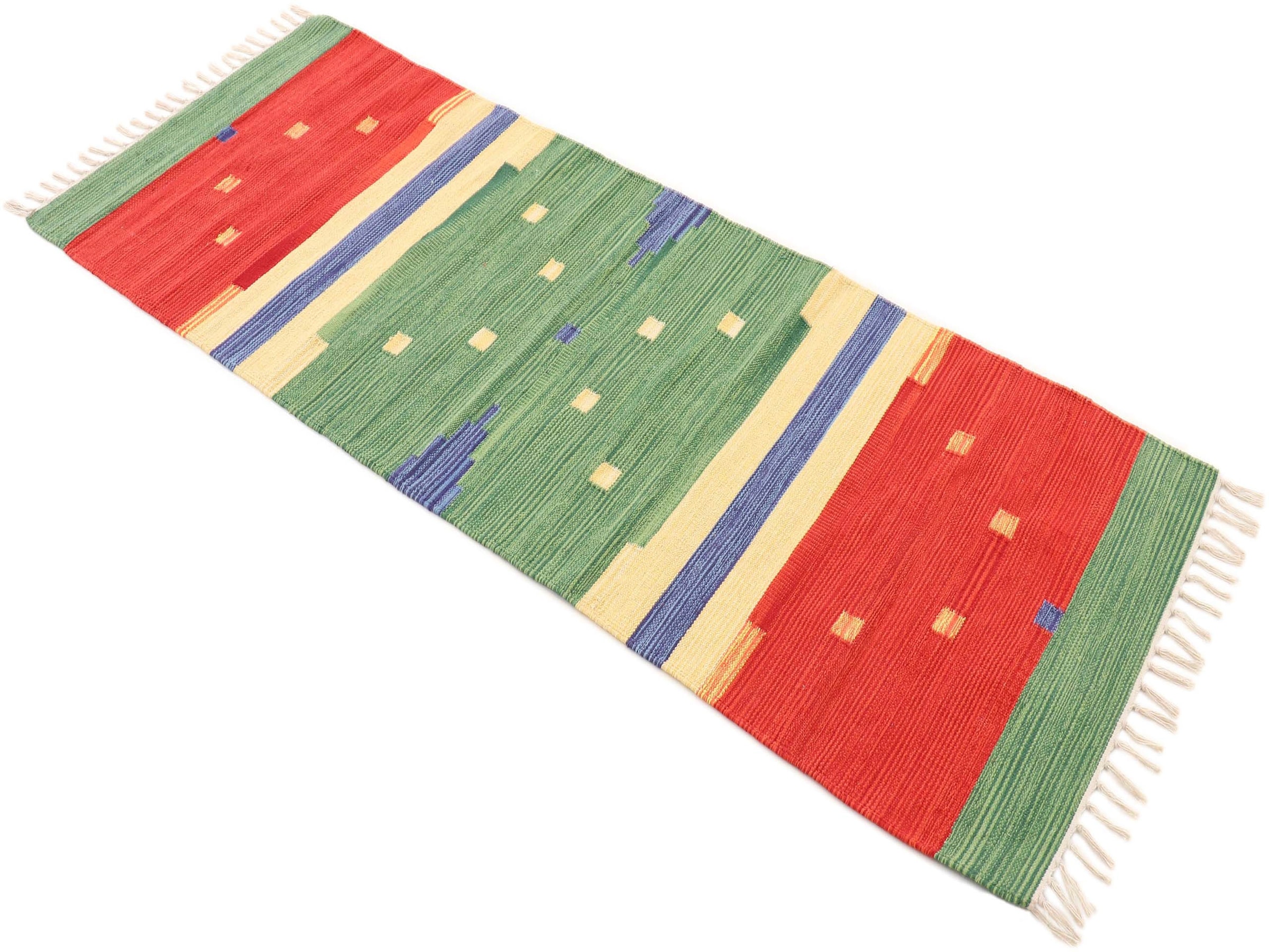carpetfine Läufer »Kelim Amar«, rechteckig, 5 mm Höhe