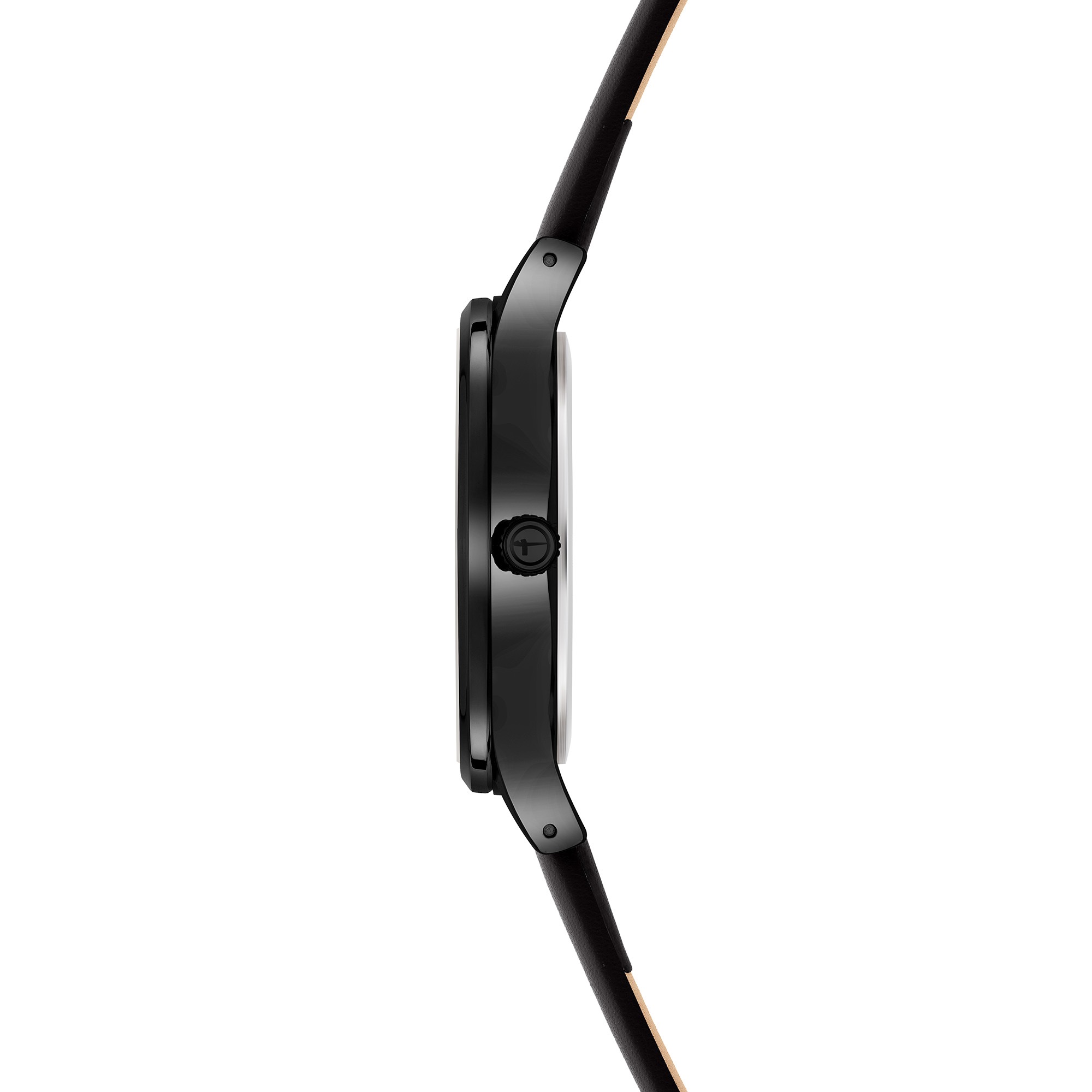 Tamaris Quarzuhr »Romantic Flowers« Armbanduhr, Damenuhr, Lederarmband, analog, Zirkonia (synth.)