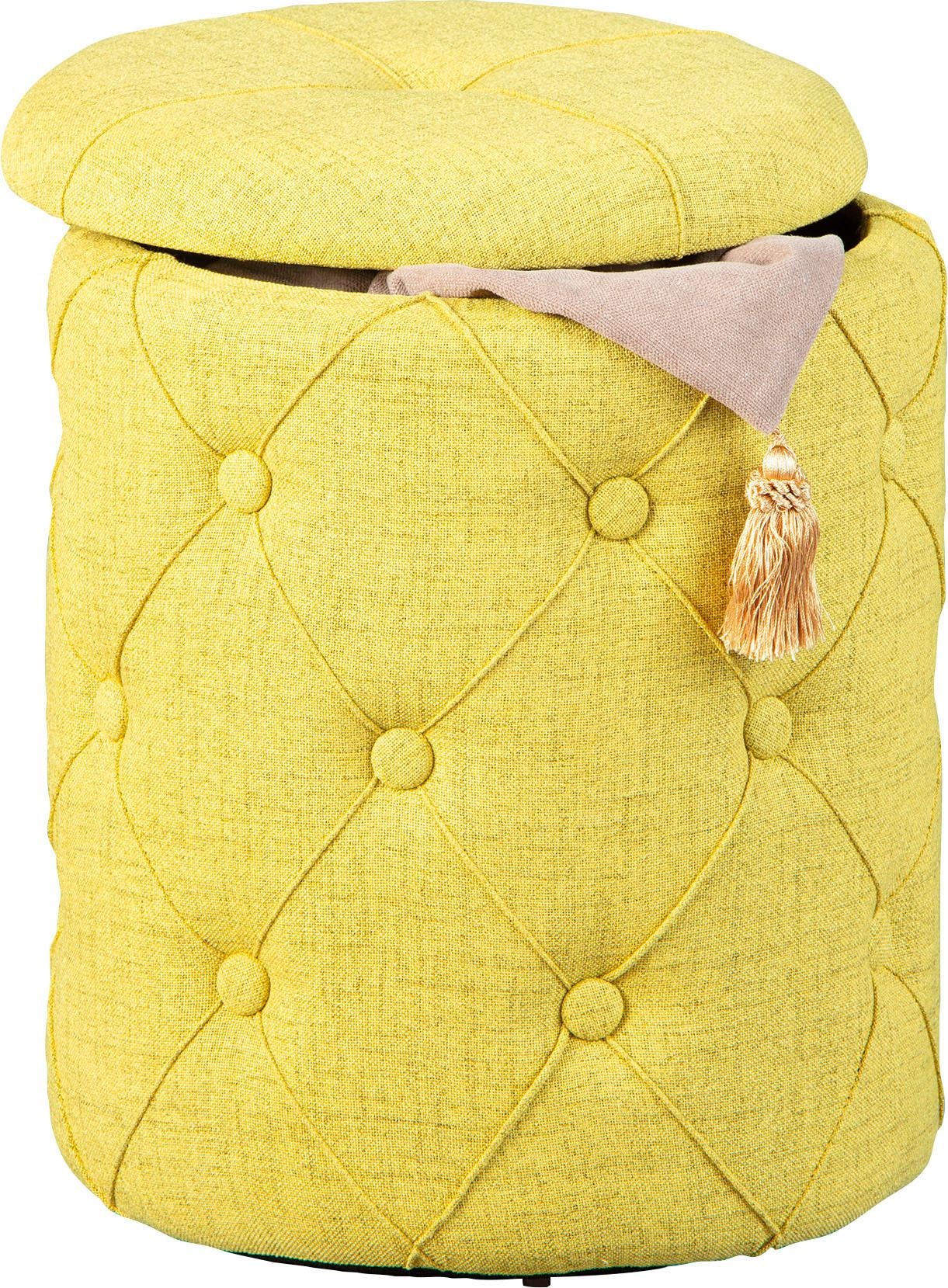 INOSIGN Hocker »Yapak«, Pouf mit Stauraum günstig online kaufen