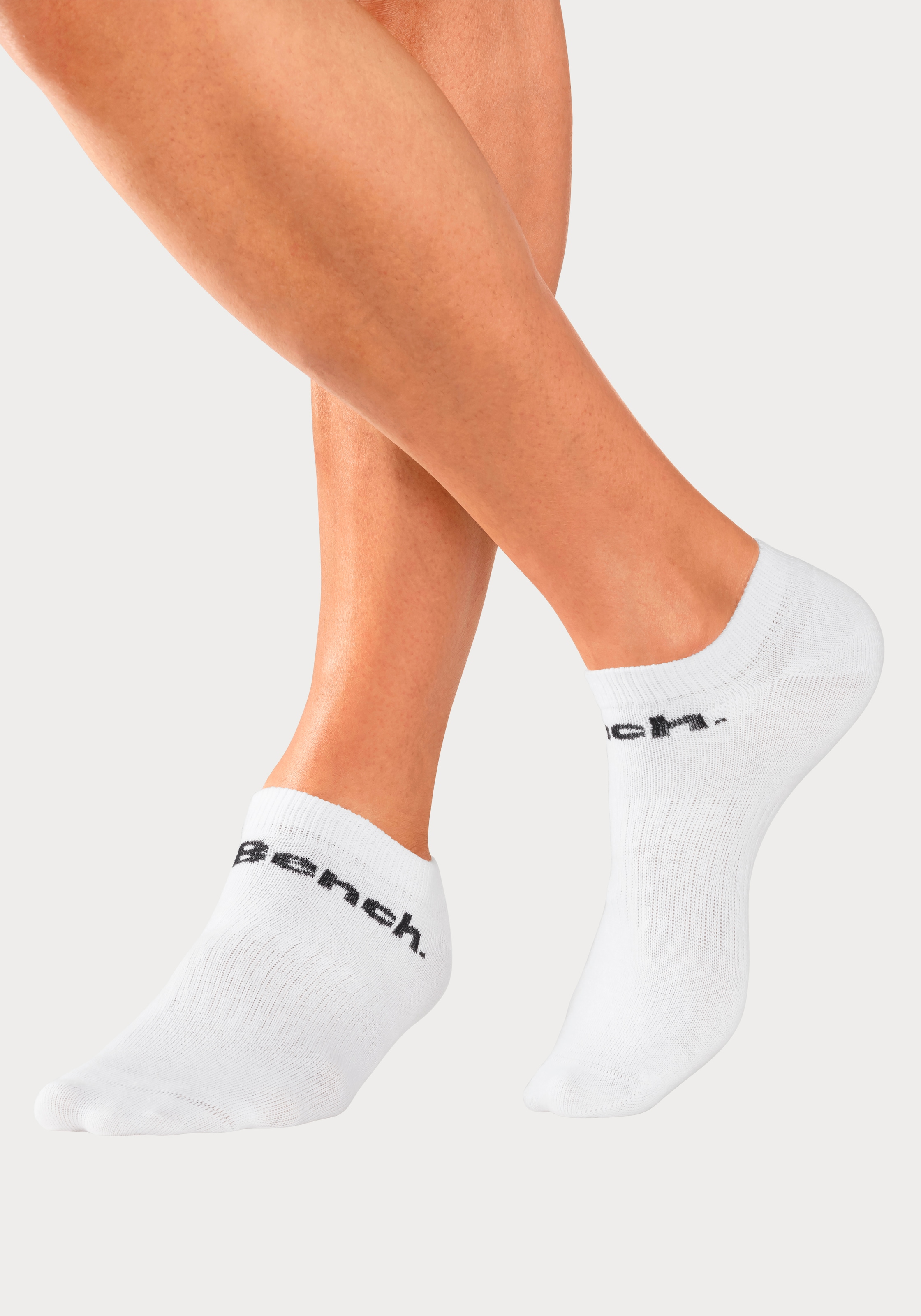 Bench. Sportsocken, (Packung, 12 Paar), Sneakersocken mit klassischem Logoschriftzug