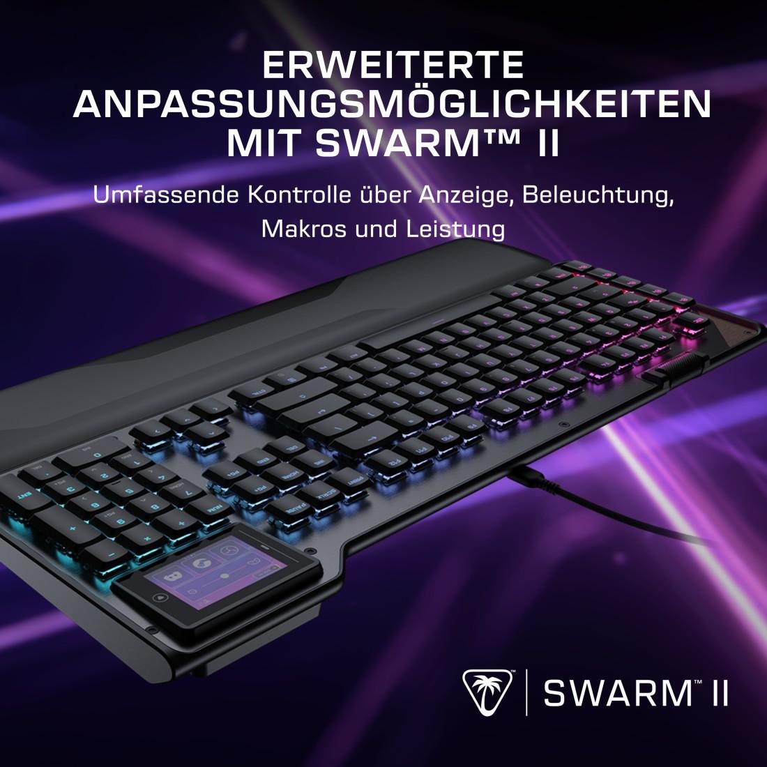 Turtle Beach Gaming-Tastatur »Command KB5« (Angenehmes Tippen | Handgelenkauflage)