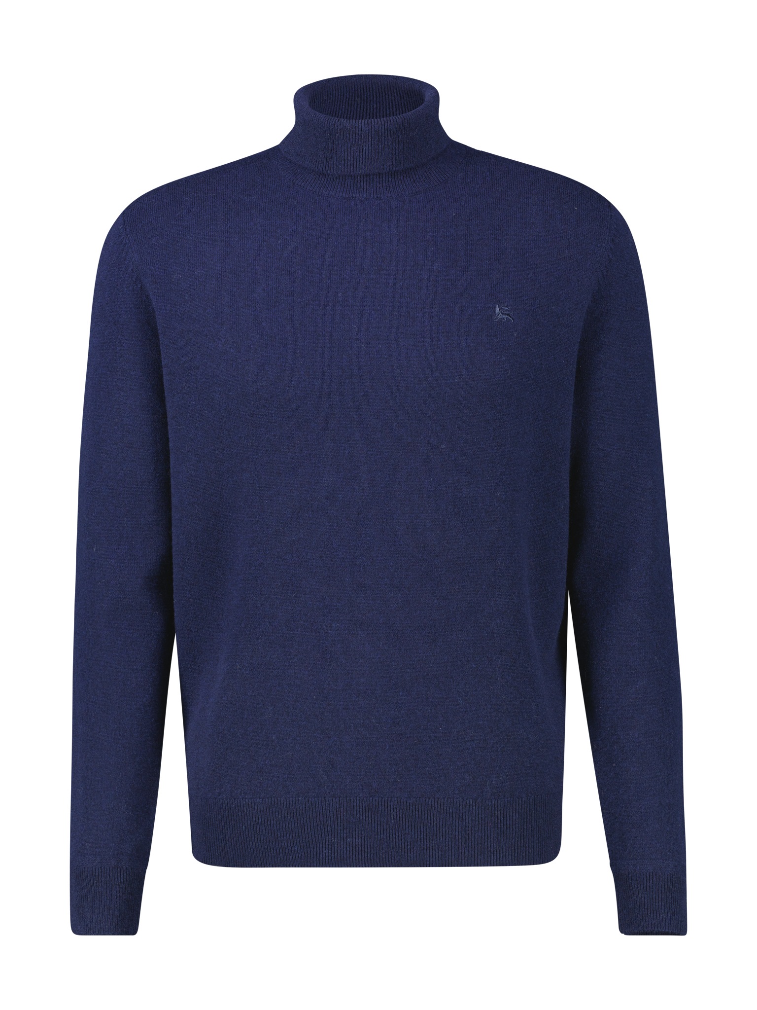 LERROS Rollkragenpullover mit Logo Stickerei