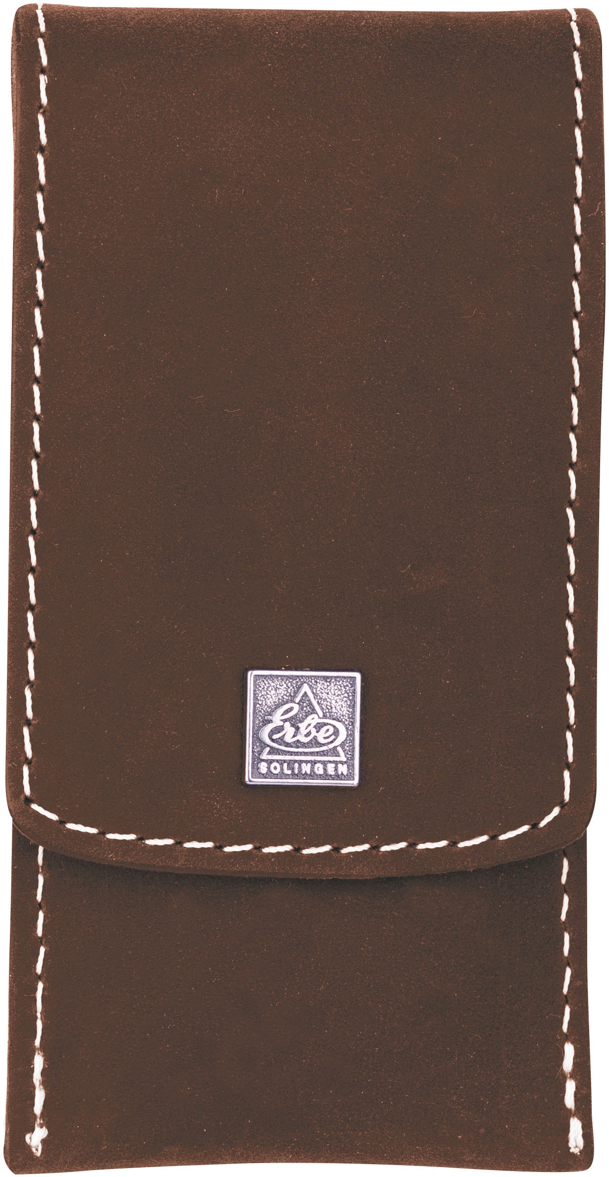 ERBE Maniküre-Etui »ERBE Maniküre Set Taschen-Etui, Serie "Mountain Bear", braun, 3-tlg.«, (Set, 3 tlg.), Echtleder, Hergestellt in Solingen/Deutschland
