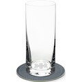 Contento Longdrinkglas, (Set, 4 tlg., 2 Longdrinkgläser und 2 Untersetzer), Eiskristall, 400 ml, 2 Gläser, 2 Untersetzer