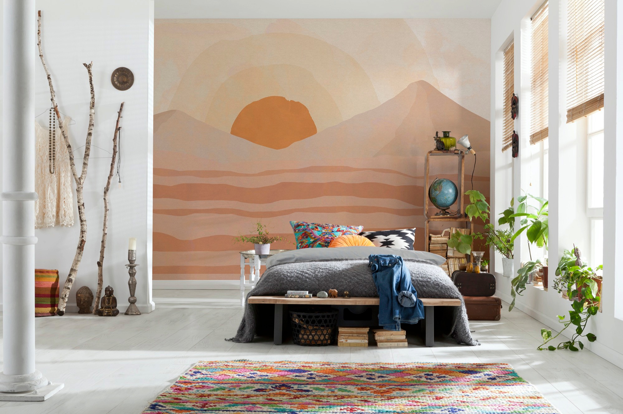 Komar Vliestapete »Digitaldruck Vlies - Sabbia - Größe 400 x 280 cm«, bedruckt, Wohnzimmer, Schlafzimmer