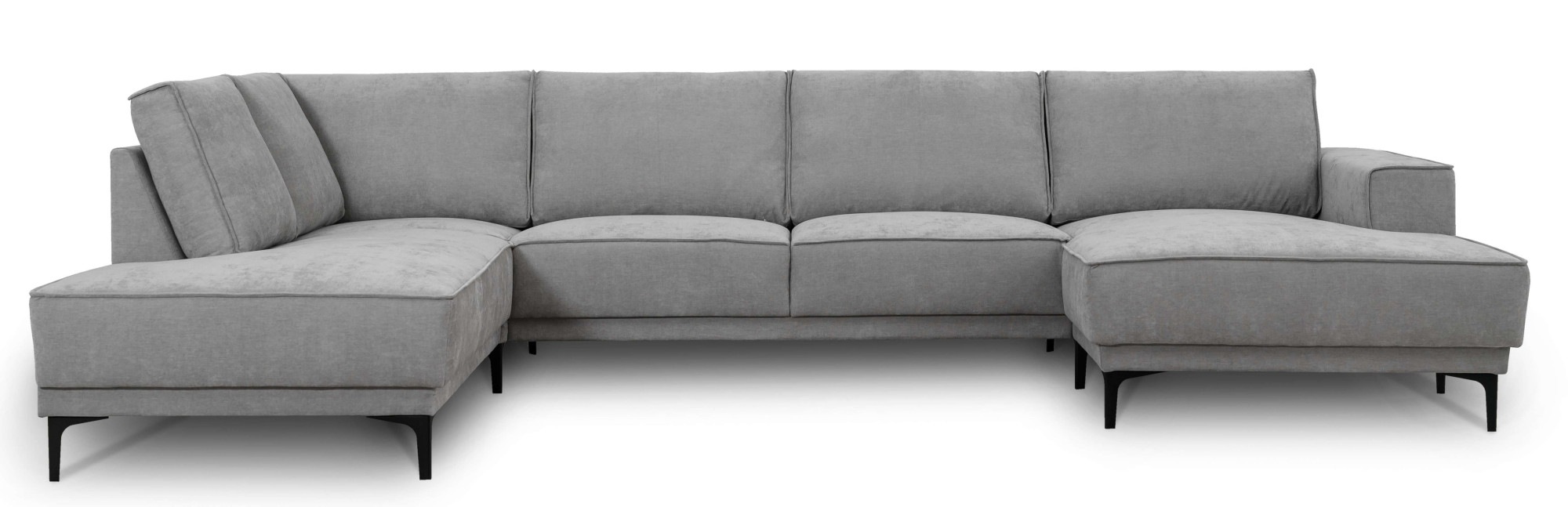 Places of Style Wohnlandschaft »XXL Sofa Oland, Struktur, Flachgewebe, Luxu günstig online kaufen