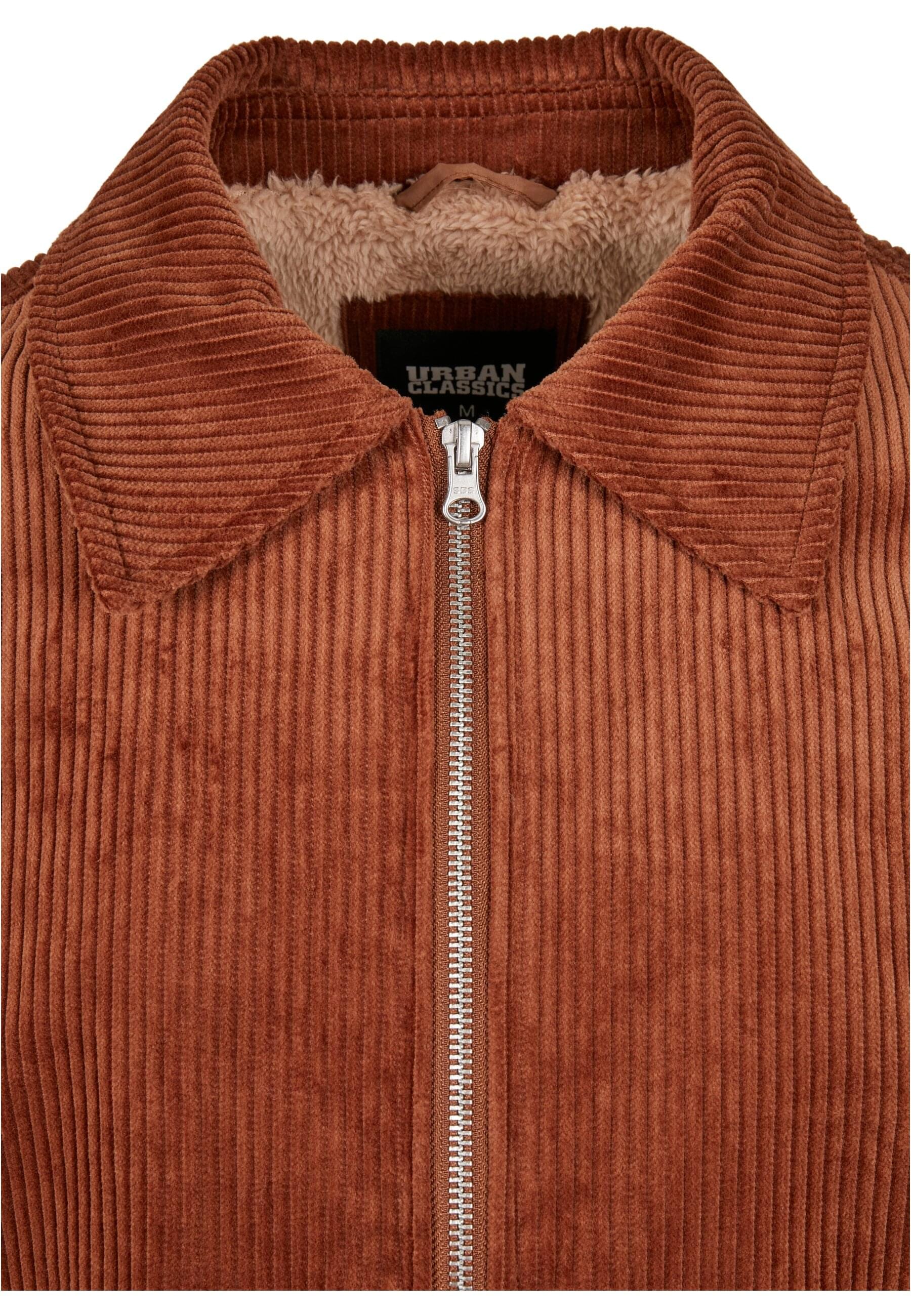 URBAN CLASSICS Allwetterjacke »Urban Classics Herren Boxy Corduroy Jacket« 1 Stk. tlg. ohne Kapuze