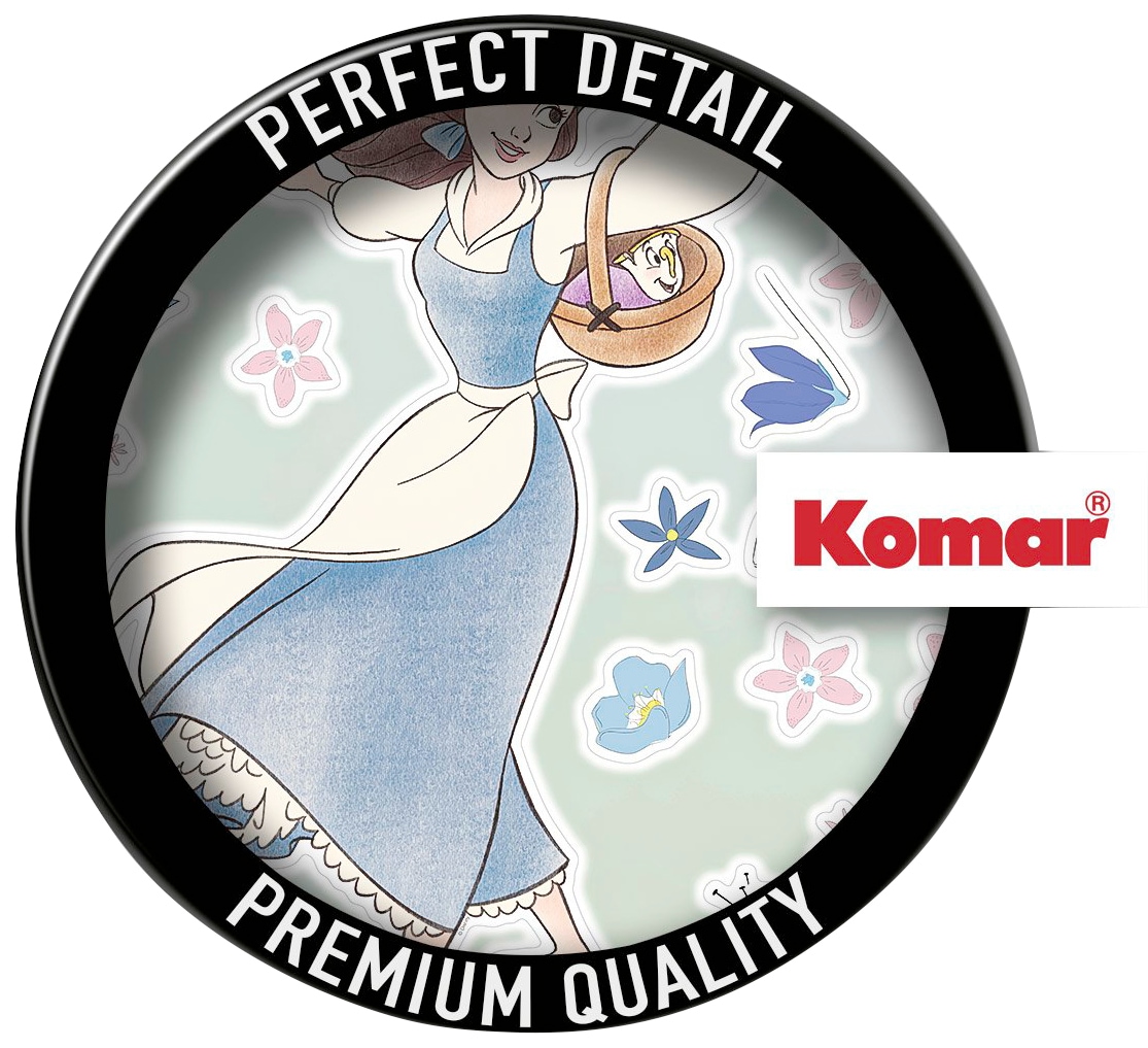 Komar Wandtattoo »Belle find your Wings - Größe 50 x 70 cm«, (34 St.), selbstklebend, Wandsticker, Kinderzimmer