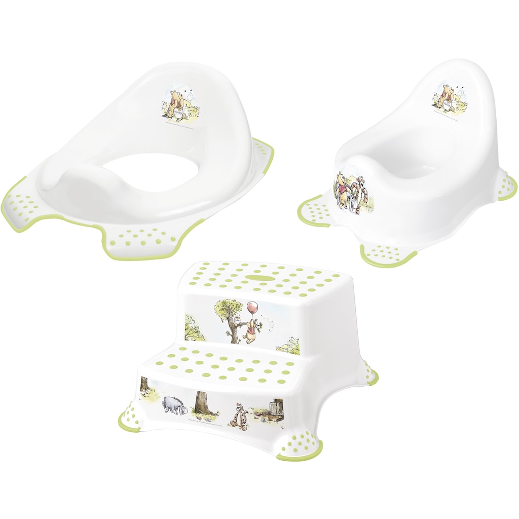 keeeper Töpfchen »Winnie, weiß«, (Set, 3 tlg.), Kinderpflege-Set - Töpfchen, Toilettensitz und Tritthocker