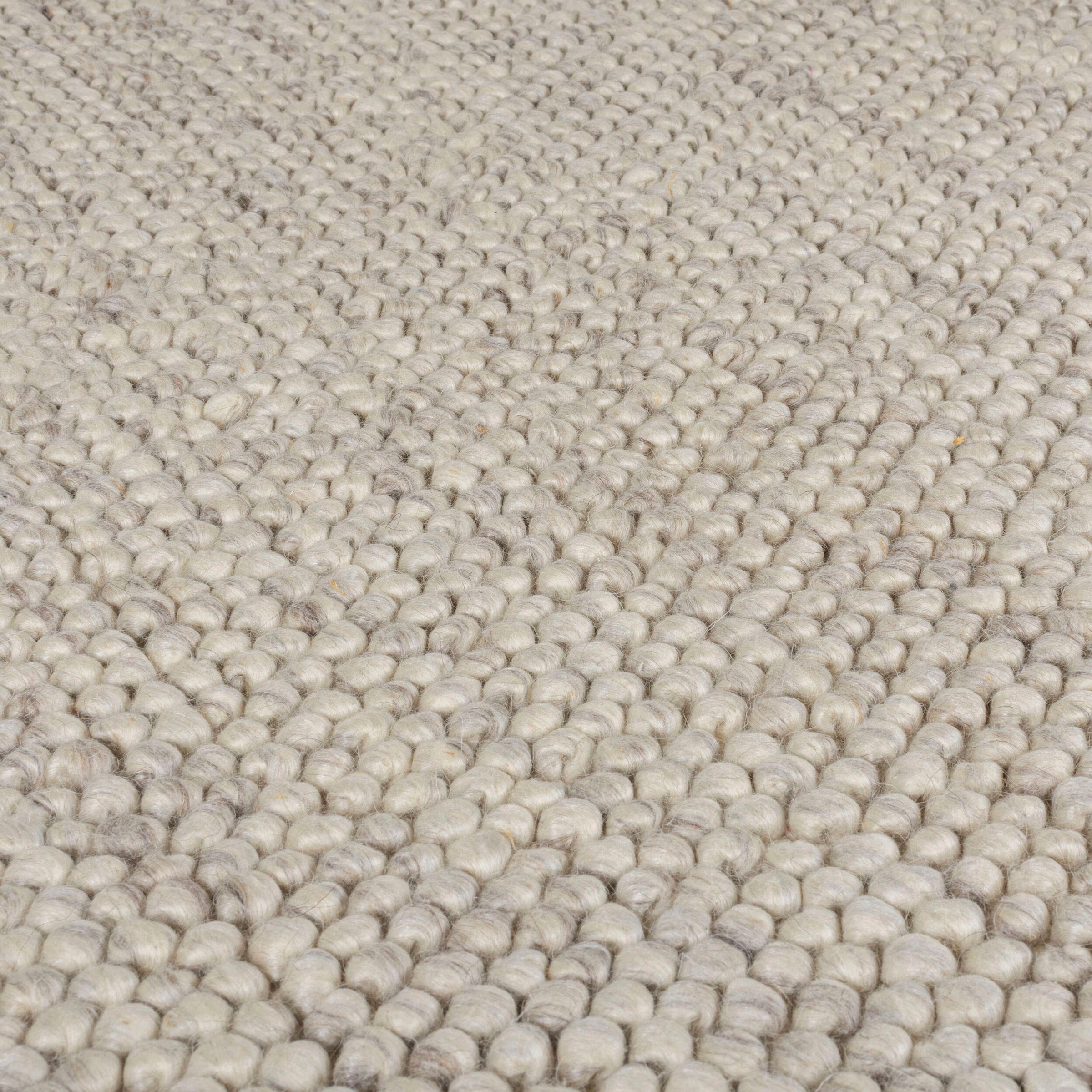 FLAIR RUGS Teppich »Minerals«, rechteckig, 10 mm Höhe, Teppich aus Wollmischung, geknüpftes Design, meliert
