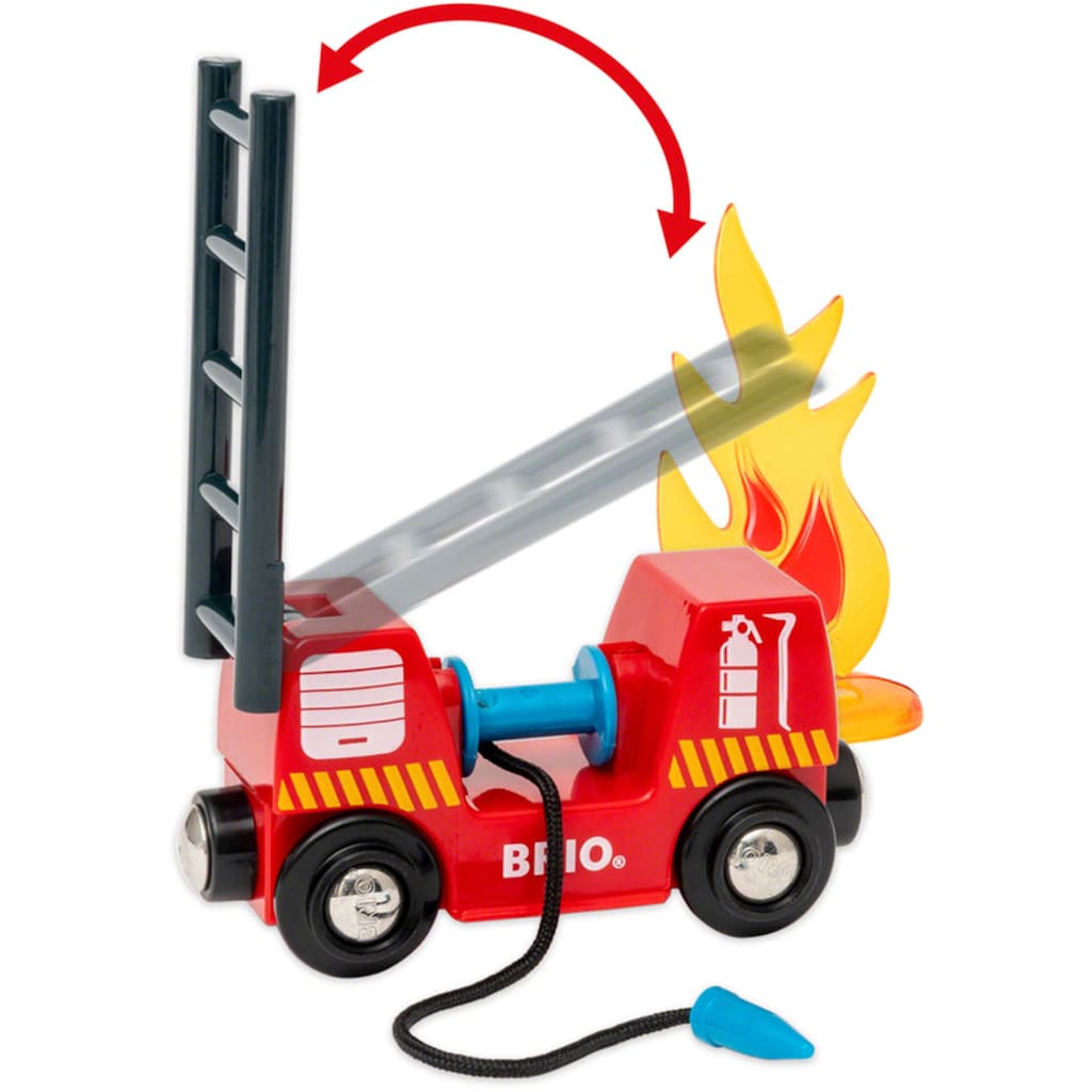 BRIO® Spielzeug-Eisenbahn »BRIO® WORLD, Smart Tech Sound Feuerwehreinsatz«