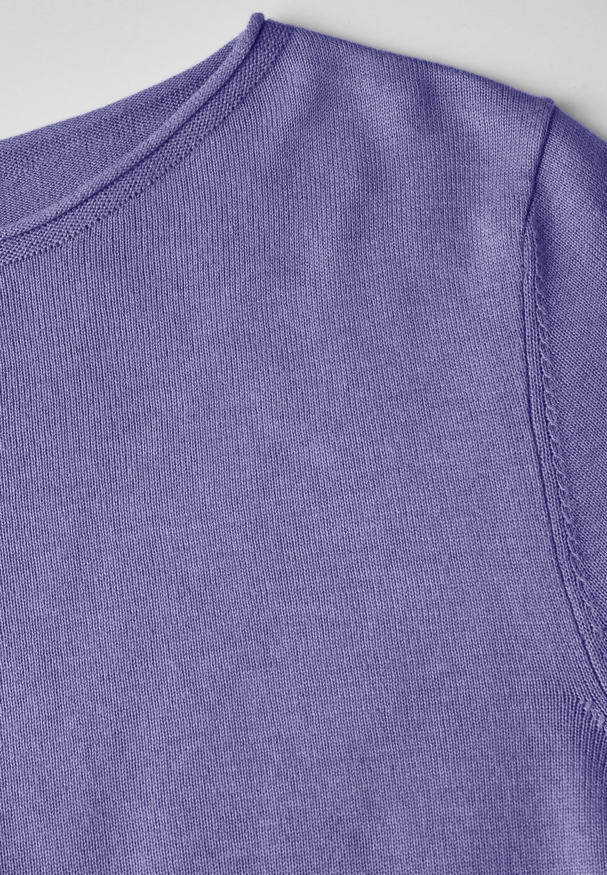STREET ONE Strickpullover, mit Rollsaum am Ausschnitt