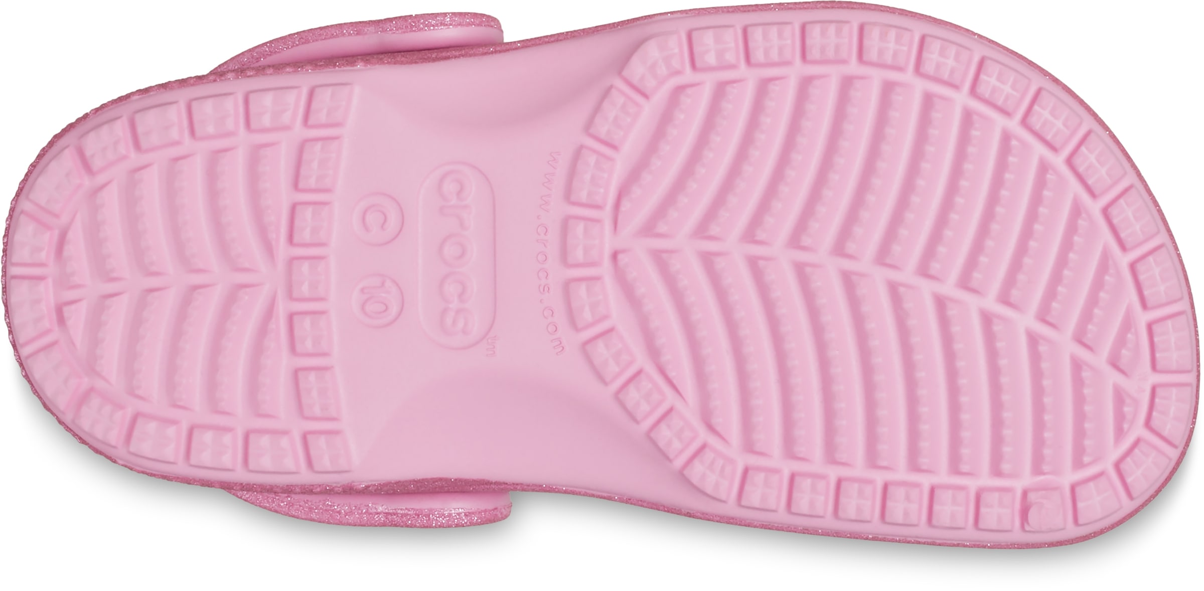 Crocs Clog »Classic Clog«  Glitzerschuh, Babyschuh, Sommerschuh mit allover Schimmer