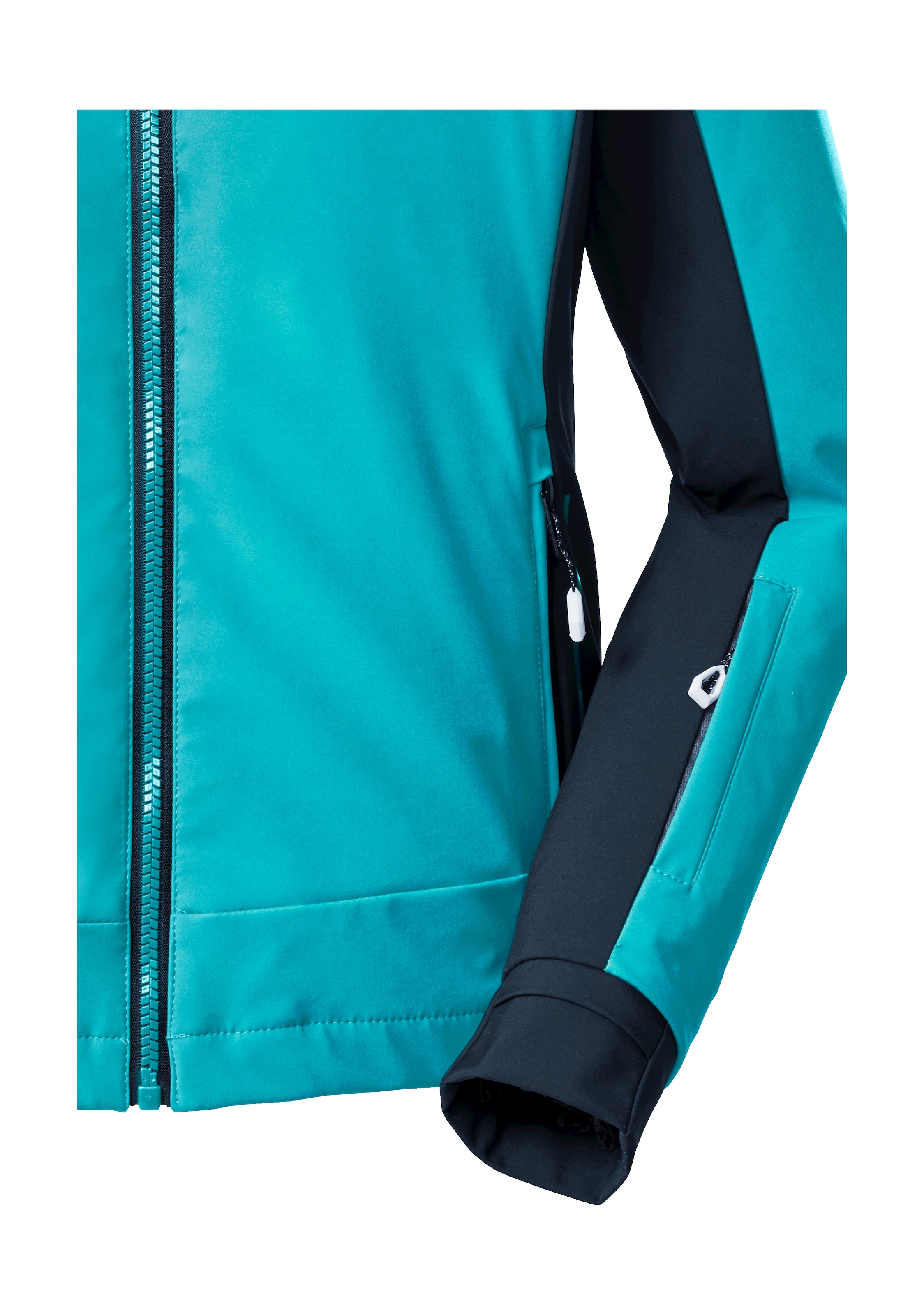 Killtec Softshelljacke »KOW 102 WMN SFTSHLL JCKT«, Schmale Softshelljacke, wasser- und windabweisend, atmungsaktiv