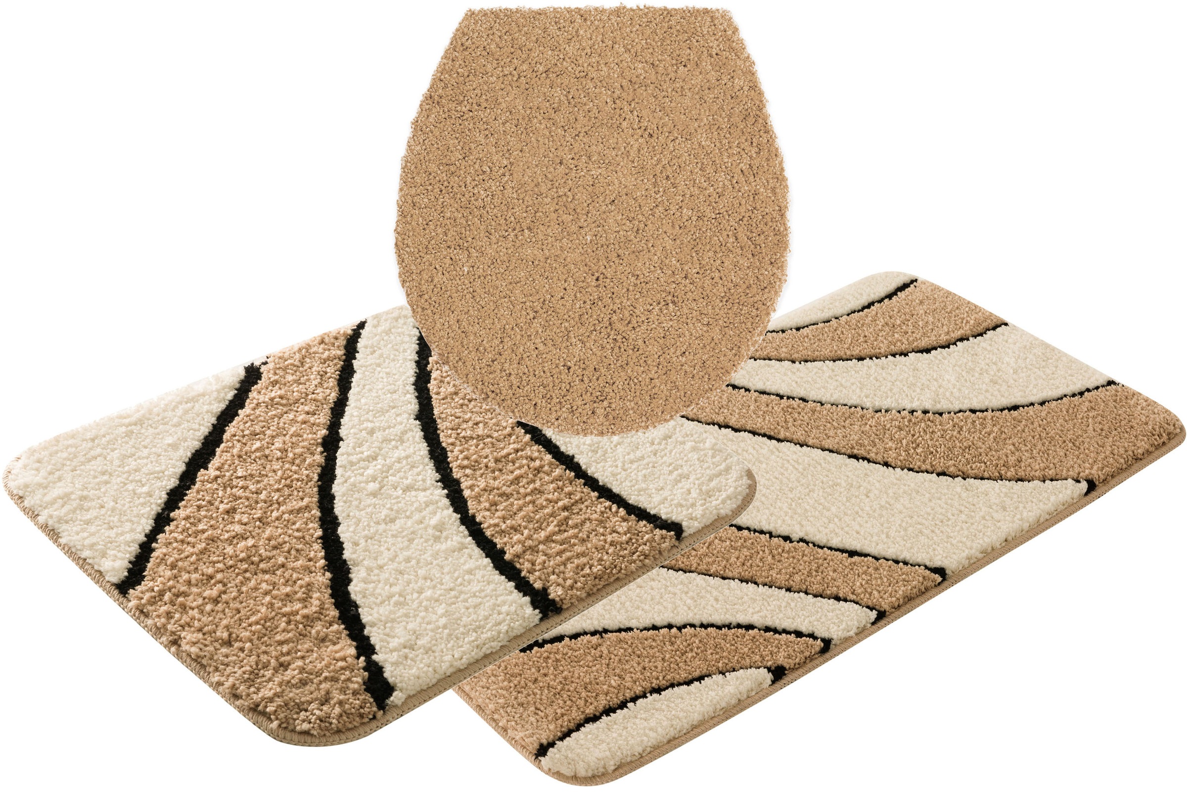 my home Badematte »Anna, Badvorleger, Badezimmer Teppich« Höhe 16 mm rutsch günstig online kaufen