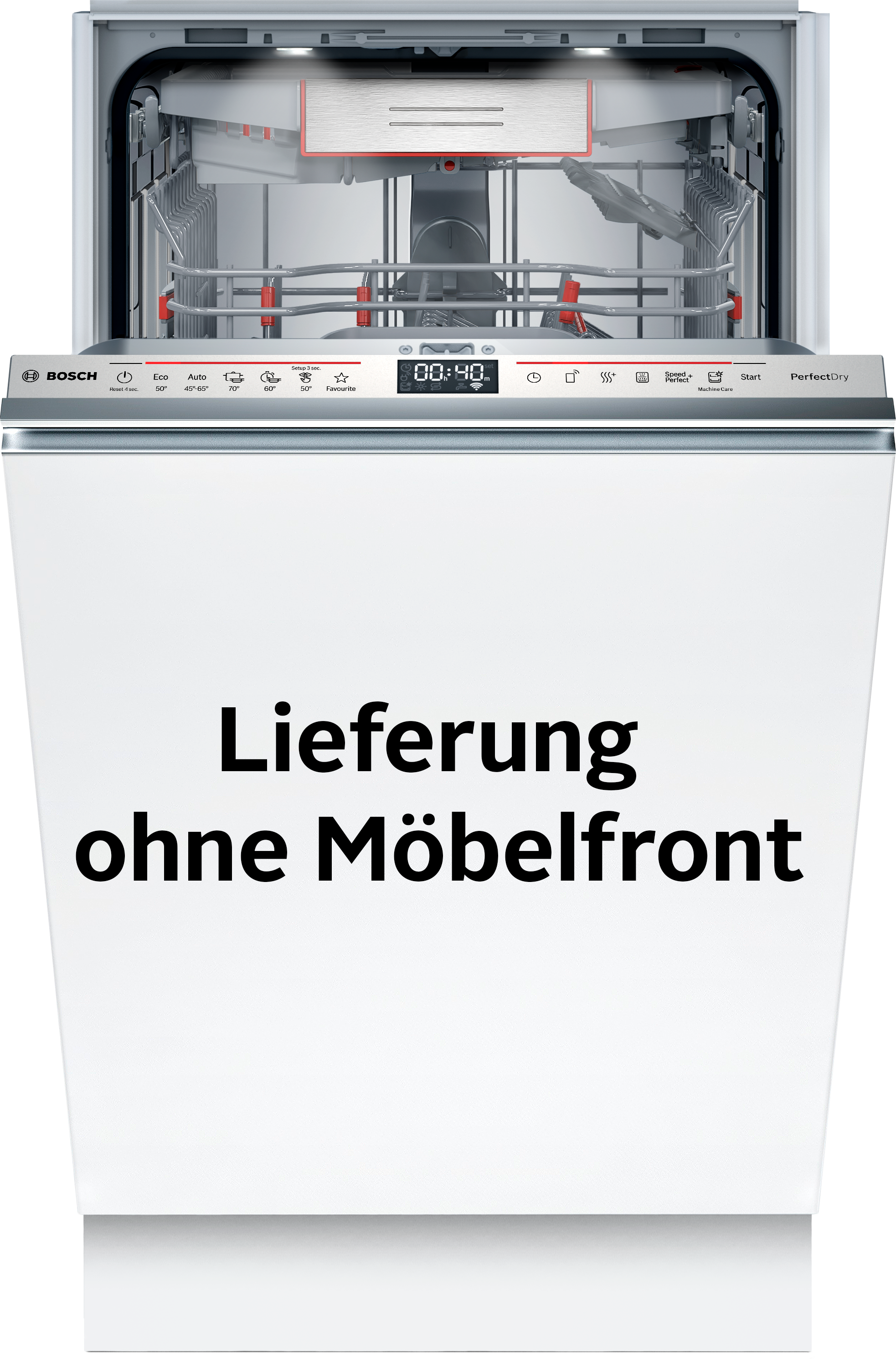 BOSCH vollintegrierbarer Geschirrspüler Serie 6 »SPV6YMX08E«, 10 Maßgedecke