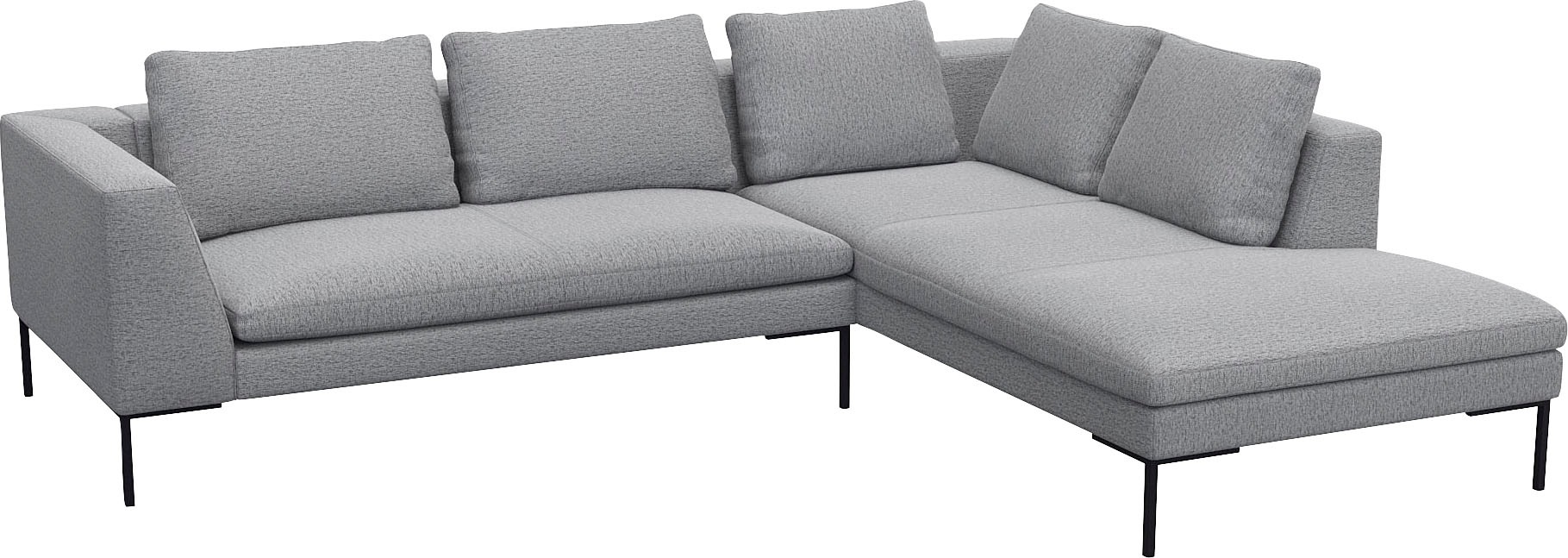 FLEXLUX Ecksofa »Loano, superbequemer Sitzkomfort durch Kaltschaum im Sitz« günstig online kaufen
