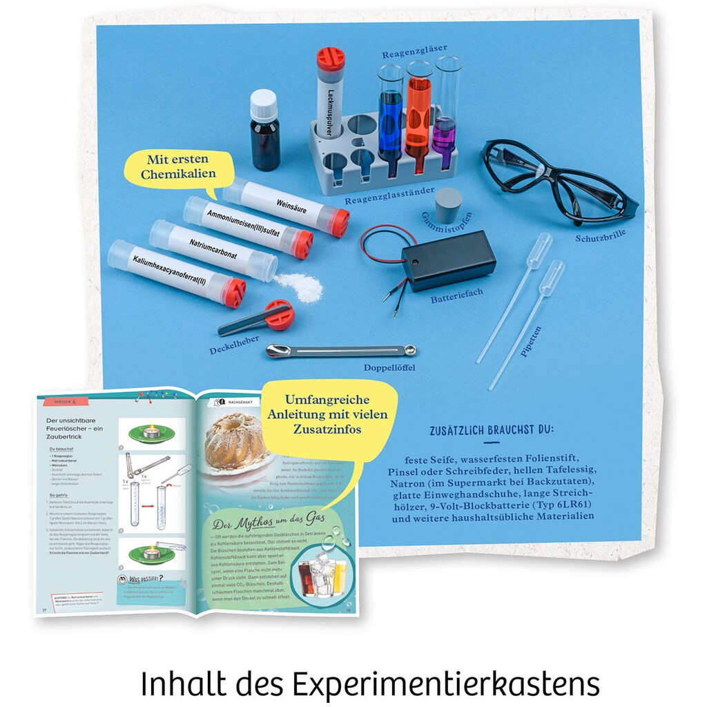 Kosmos Experimentierkasten »Chemielabor C 500 X«