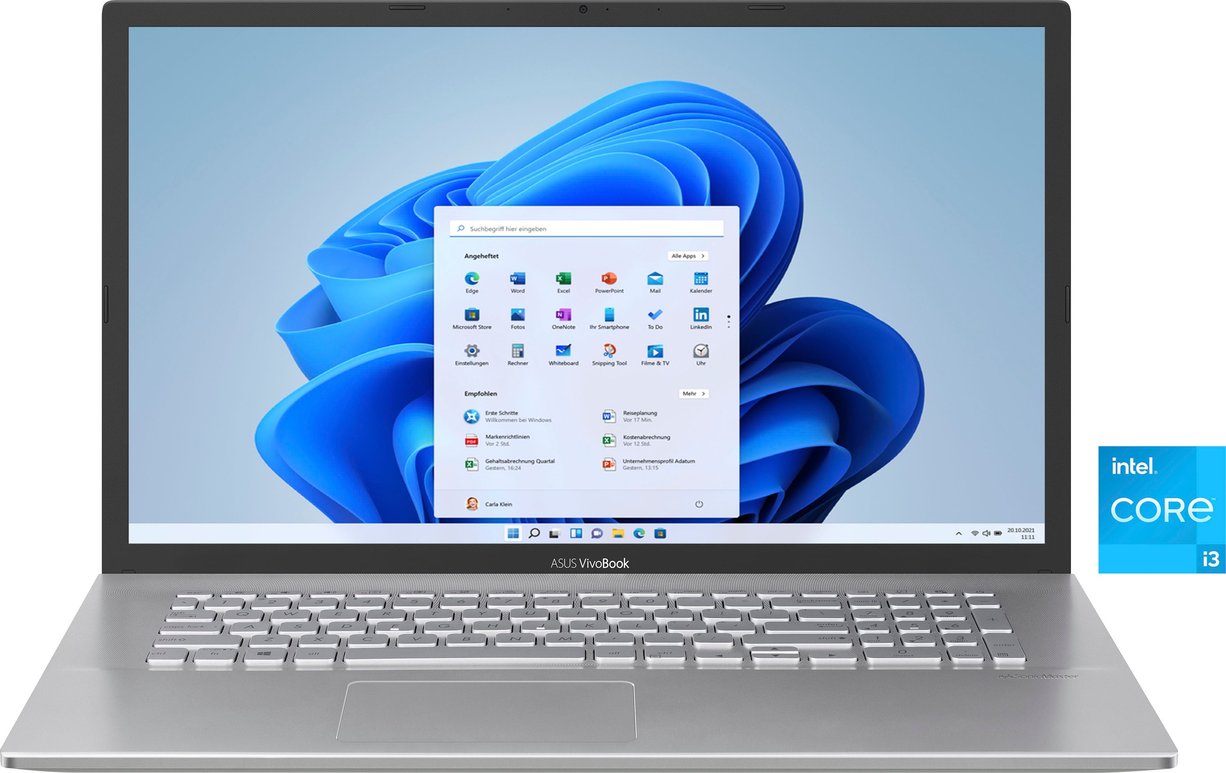 Asus Notebook »Vivobook 17 F712EA-AU716W«, 43,9 cm, / 17,3 Zoll, Intel, Core i3, UHD... kaufen