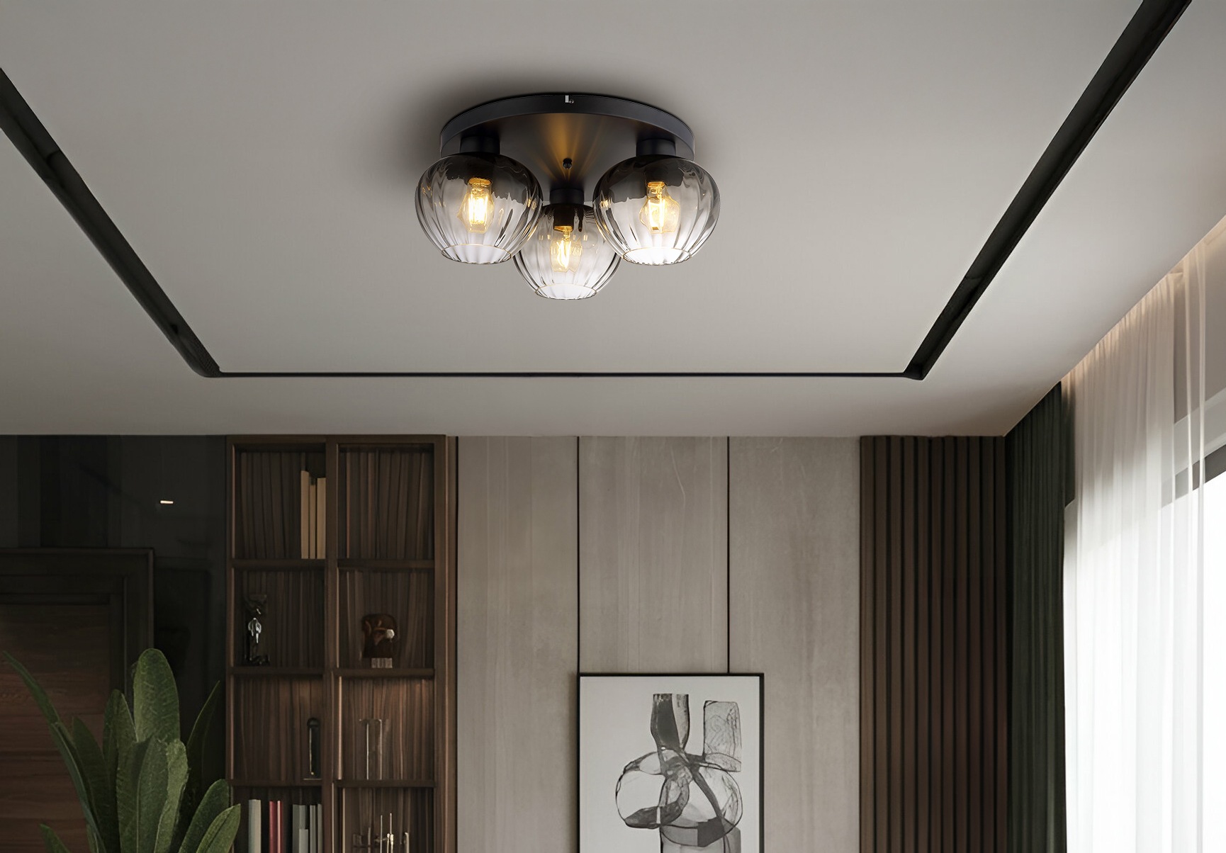 NOWA LED Deckenleuchte »TOY«, 3 flammig, Leuchtmittel E27 | ohne Leuchtmittel