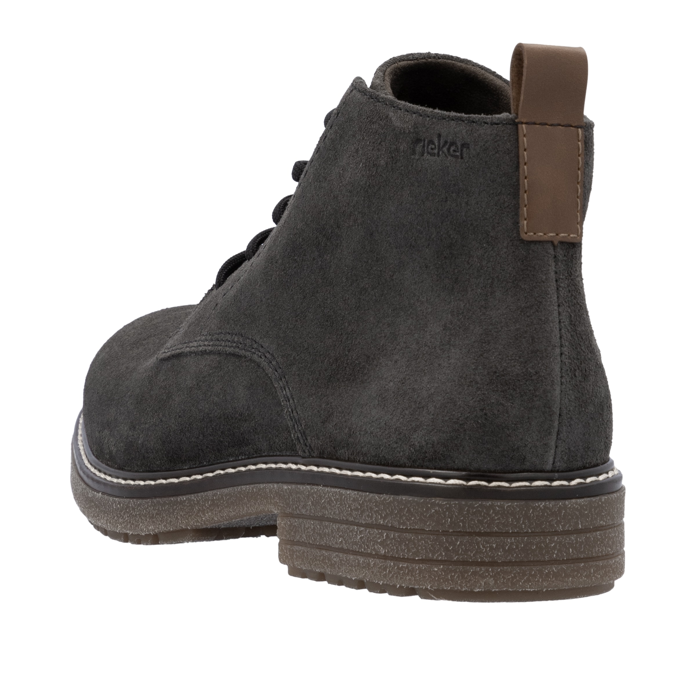 Rieker Schnürstiefelette  Schnürboots, Workerboots, Profilsohle, mit Anziehlasche