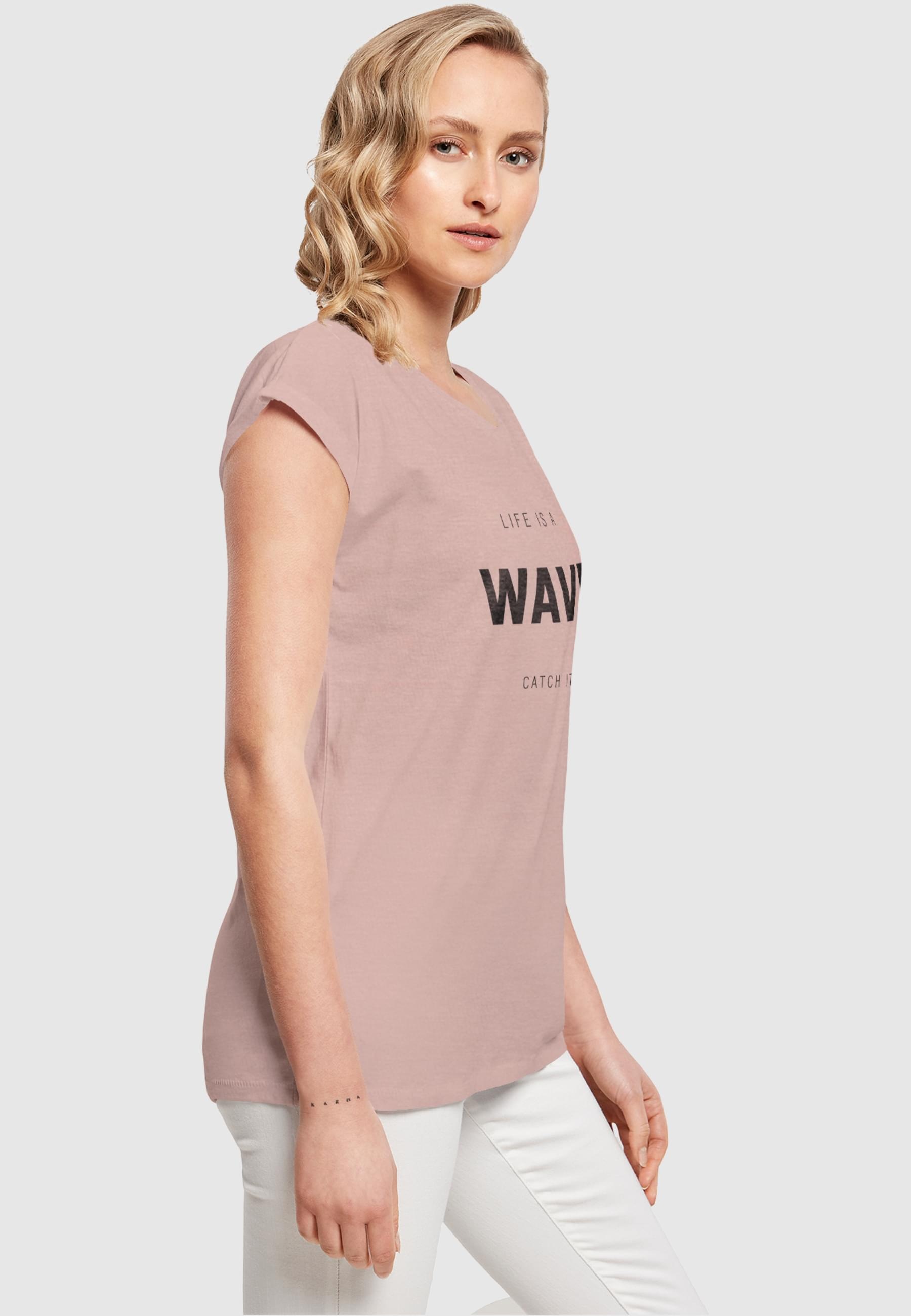 Merchcode T-Shirt »Merchcode Damen Ladies Summer - Life is a wave T-Shirt« 1 Stk. tlg.