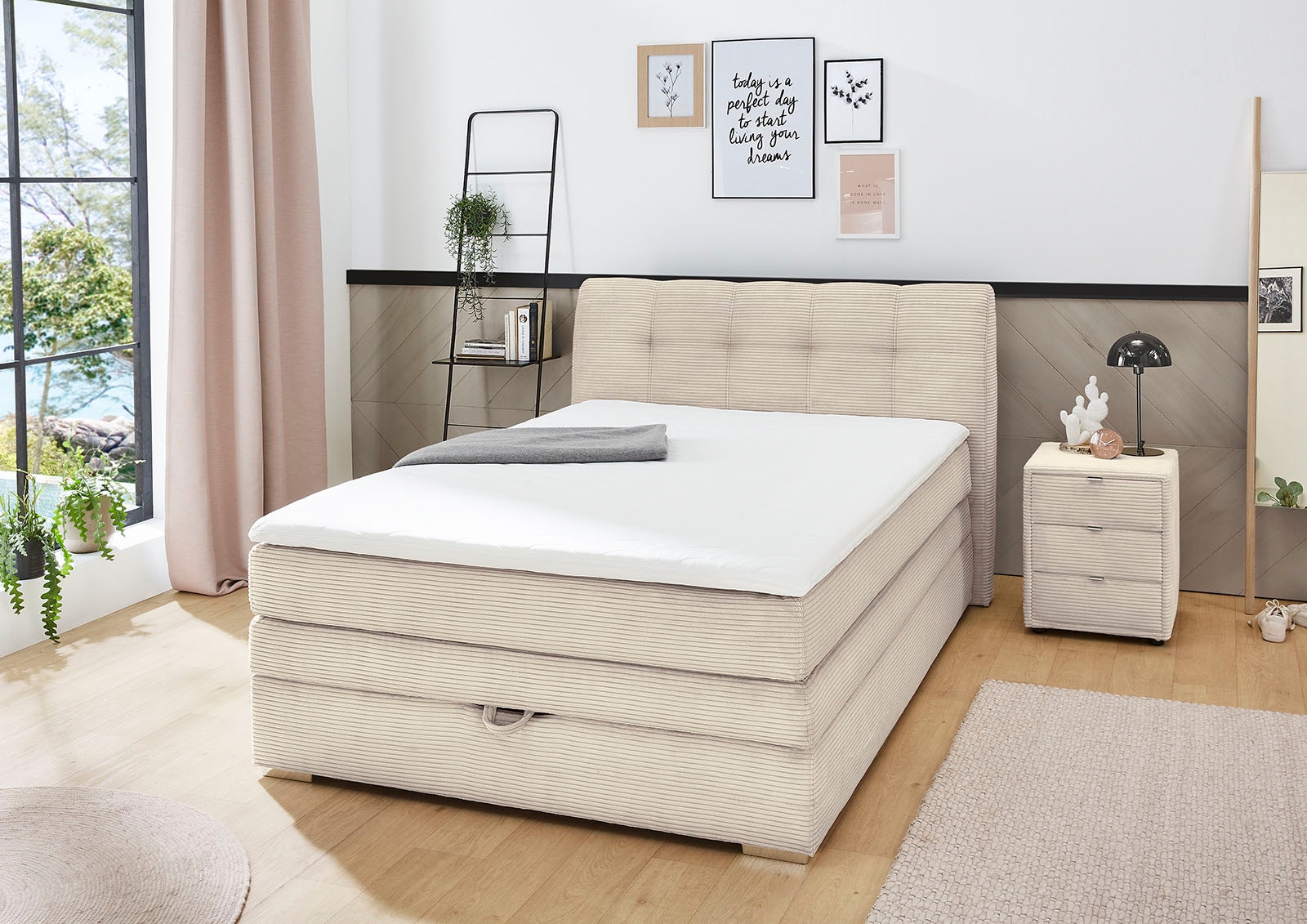 Jockenhöfer Gruppe Boxspringbett "Amelie", mit Bettkasten und Topper, erhäl günstig online kaufen