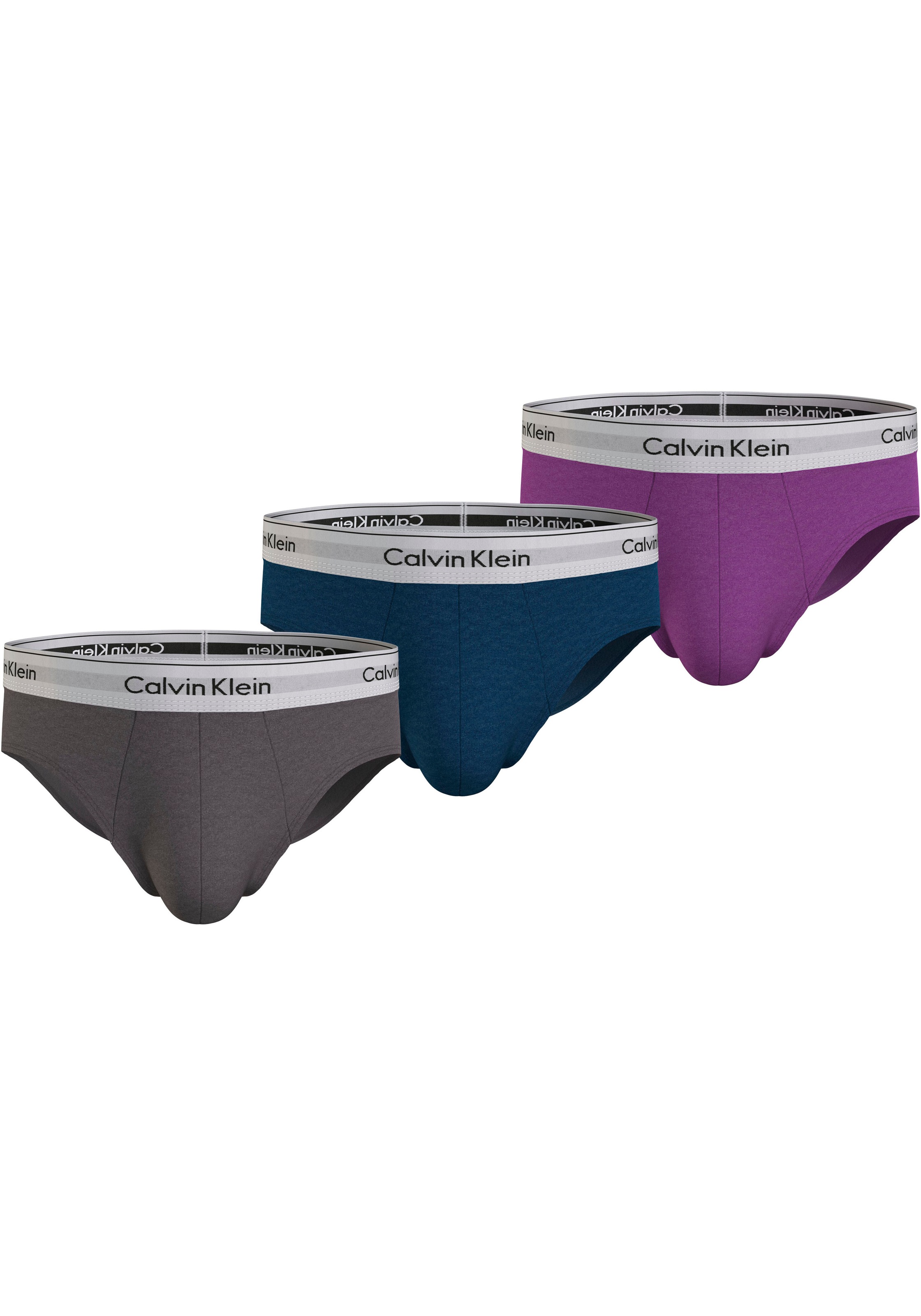 Calvin Klein Underwear Hipster, (Packung, 3 St.), mit Logoschriftzug am Wäschebund