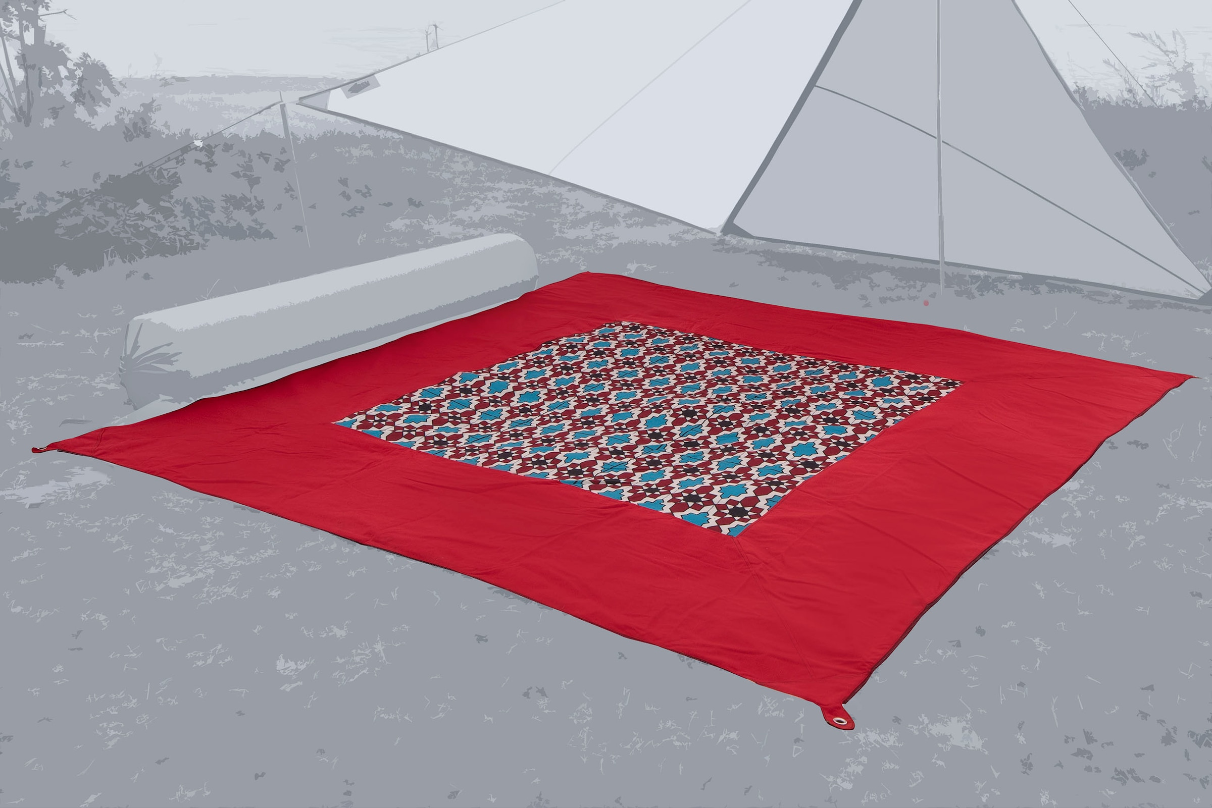 BENT Outdoorteppich »Carpet oriental/ -Caribbean«, rechteckig, 4 mm Höhe, PFC frei