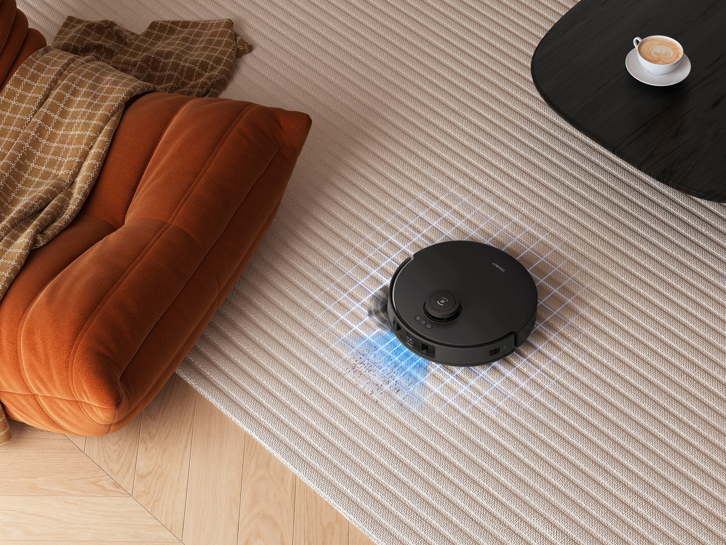 ECOVACS Nass-Trocken-Saugroboter »DEEBOT T30 OMNI«, 11.000PA, Mini OMNI Station, Mopphebesystem, Adaptive Kantenreinigung