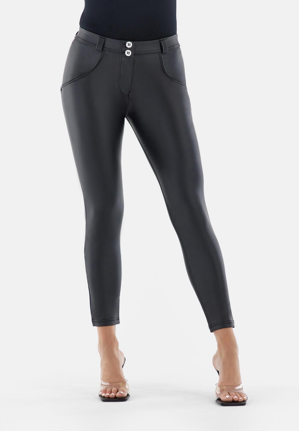 Freddy 7/8-Hose »WRUP REGULAR SUPERSKINNY 7/8«, mit Push up-Effekt, aus Lederimititat