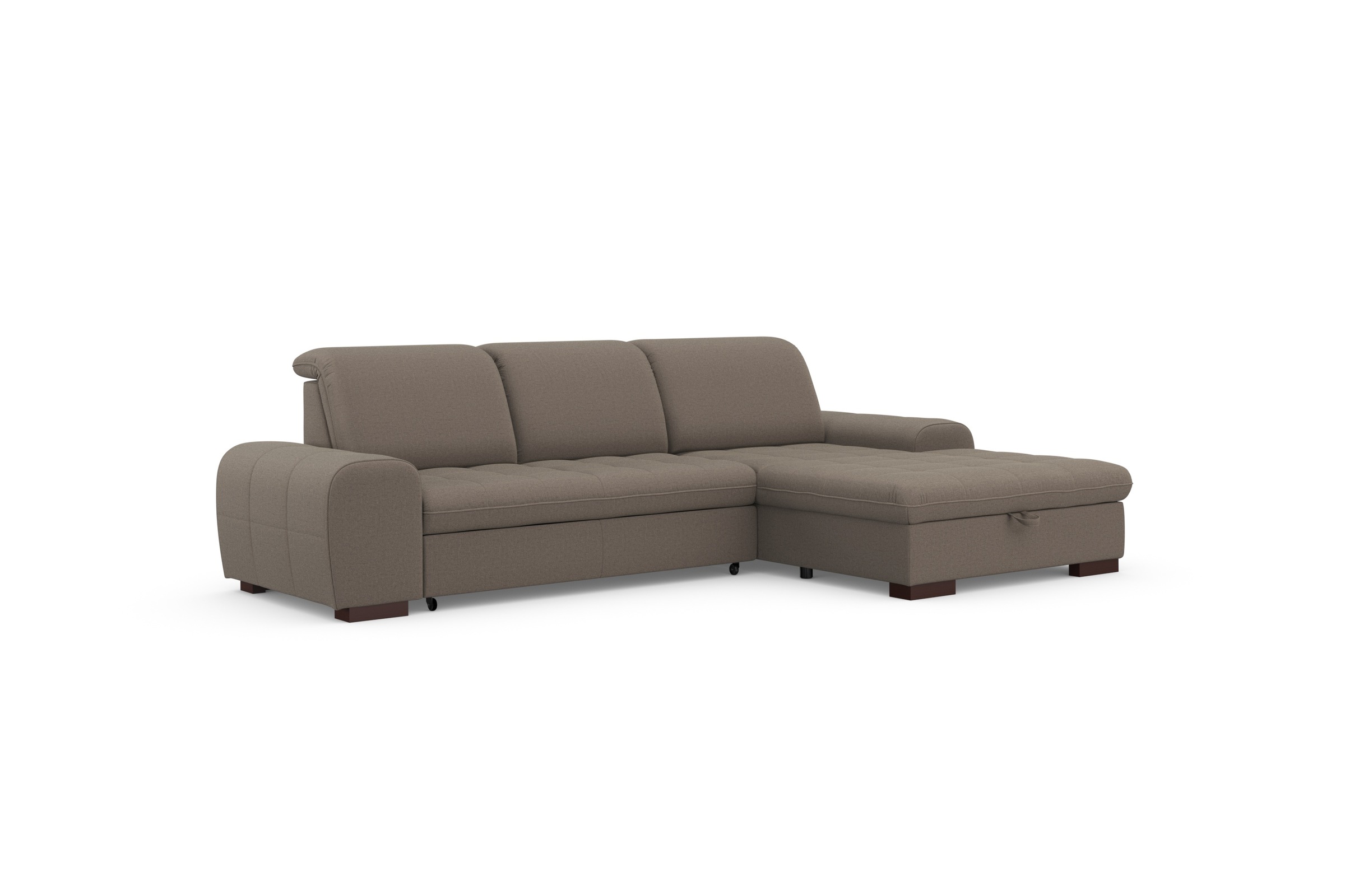 sit&more Ecksofa »Luxor L-Form«, wahlweise mit Bettfunktion, Bettkasten und Kopfteilverstellung
