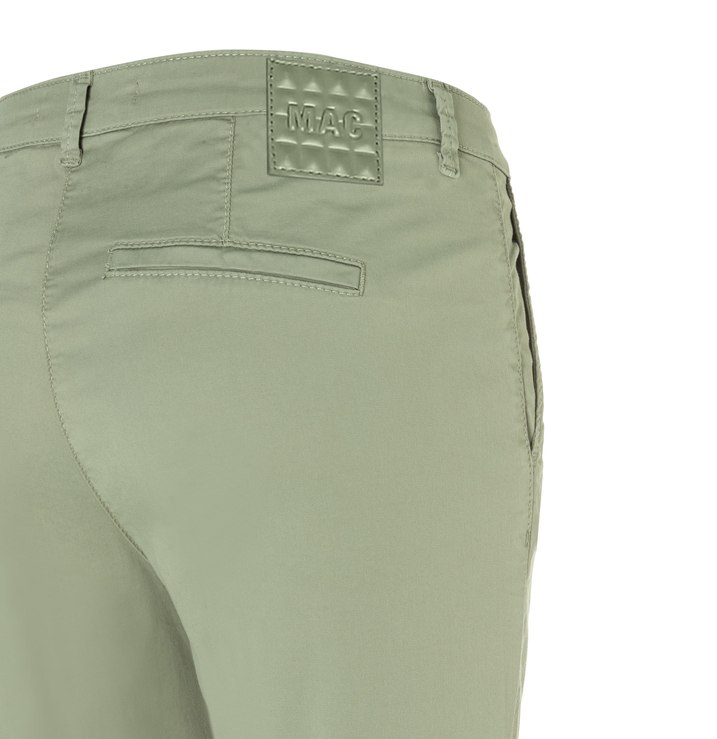 MAC Chinohose »CHINO turn up«, mit dezentem Glanz, elegant und sportiv zugleich