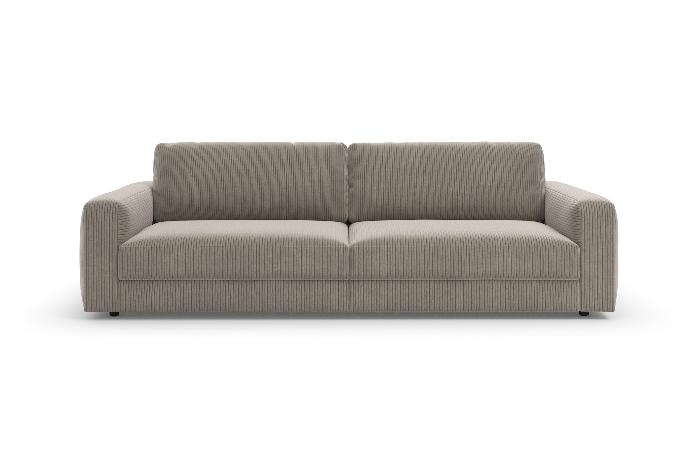 TRENDMANUFAKTUR Big-Sofa »Bourbon, Designsofa,«, mit extra hohem Sitzkomfort, in trendigem Cord Bezug erhältlich
