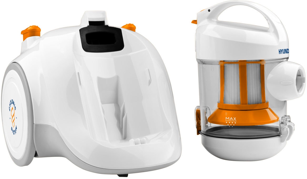 Hyundai Bodenstaubsauger »VC009«, 700 W, beutellos, ECOMotor, 2xHEPA-Filter, 1,5l Vo, 8m Aktion-Radius