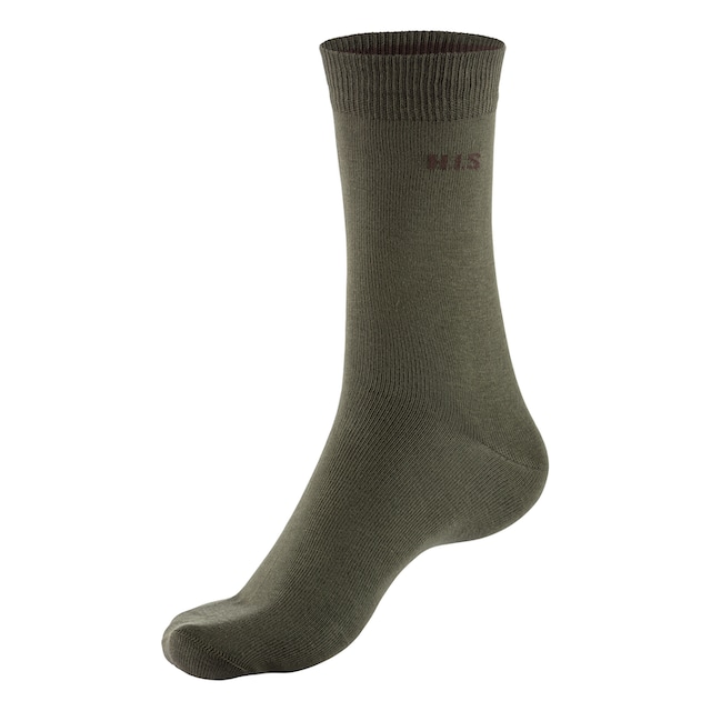 H.I.S Socken, (10 Paar), mit farbigem Innenbund im Online-Shop kaufen