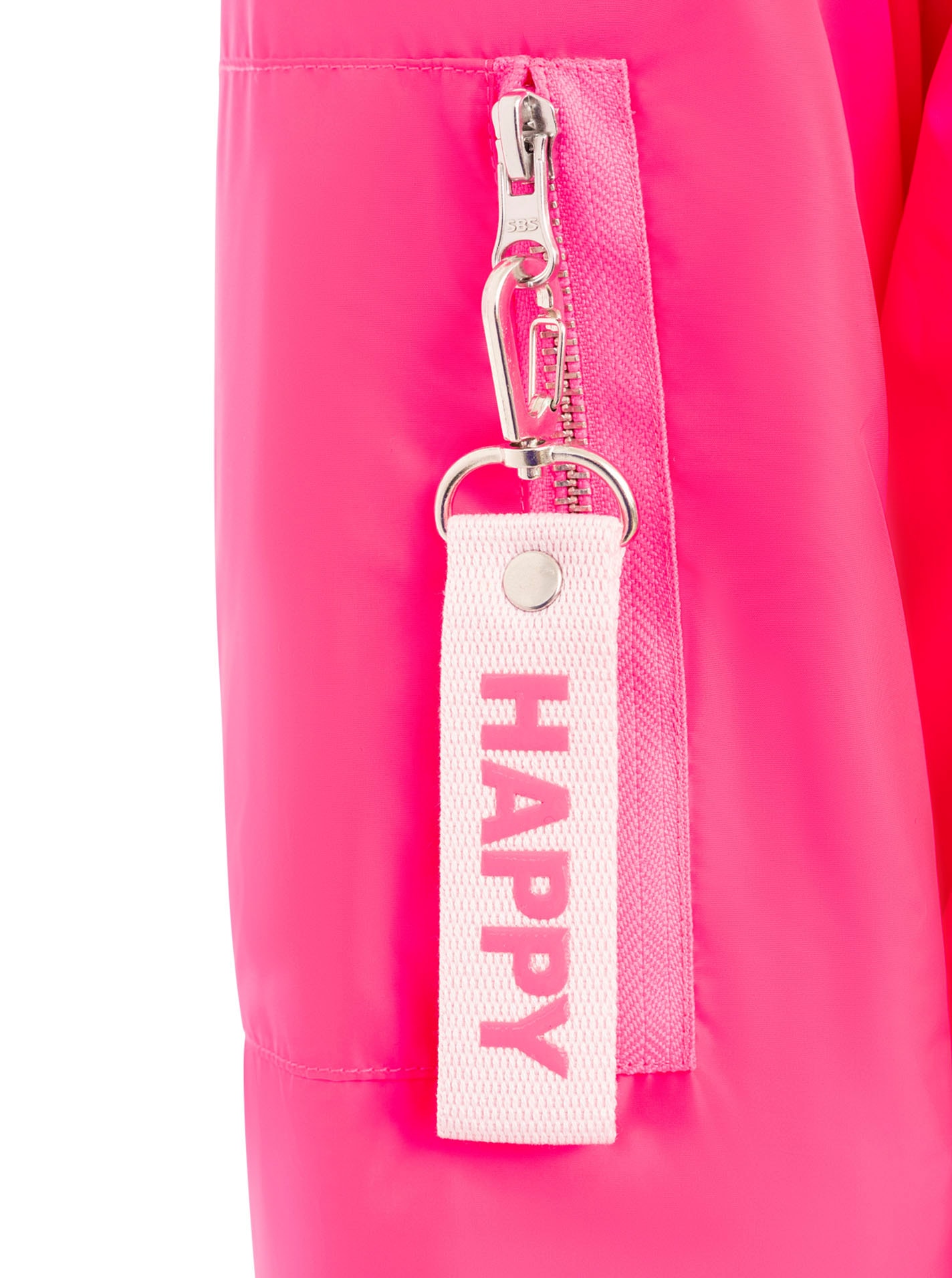 Zwillingsherz Bomberjacke »"Happy"« ohne Kapuze verdeckter Reißveschluss, Taschen
