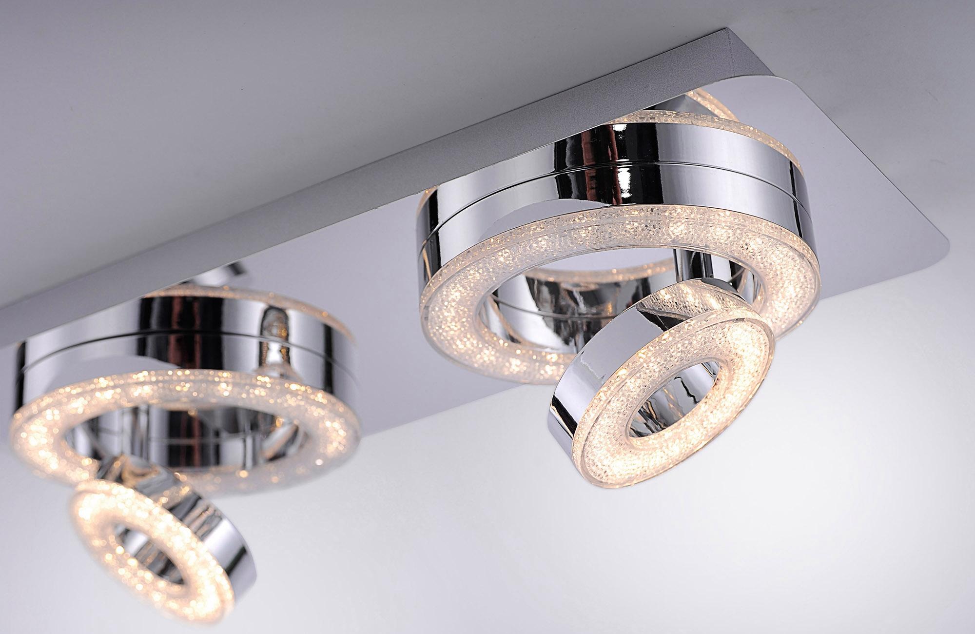 JUST LIGHT Deckenleuchte »TIM«, 4 flammig, Leuchtmittel LED-Board   LED fes günstig online kaufen