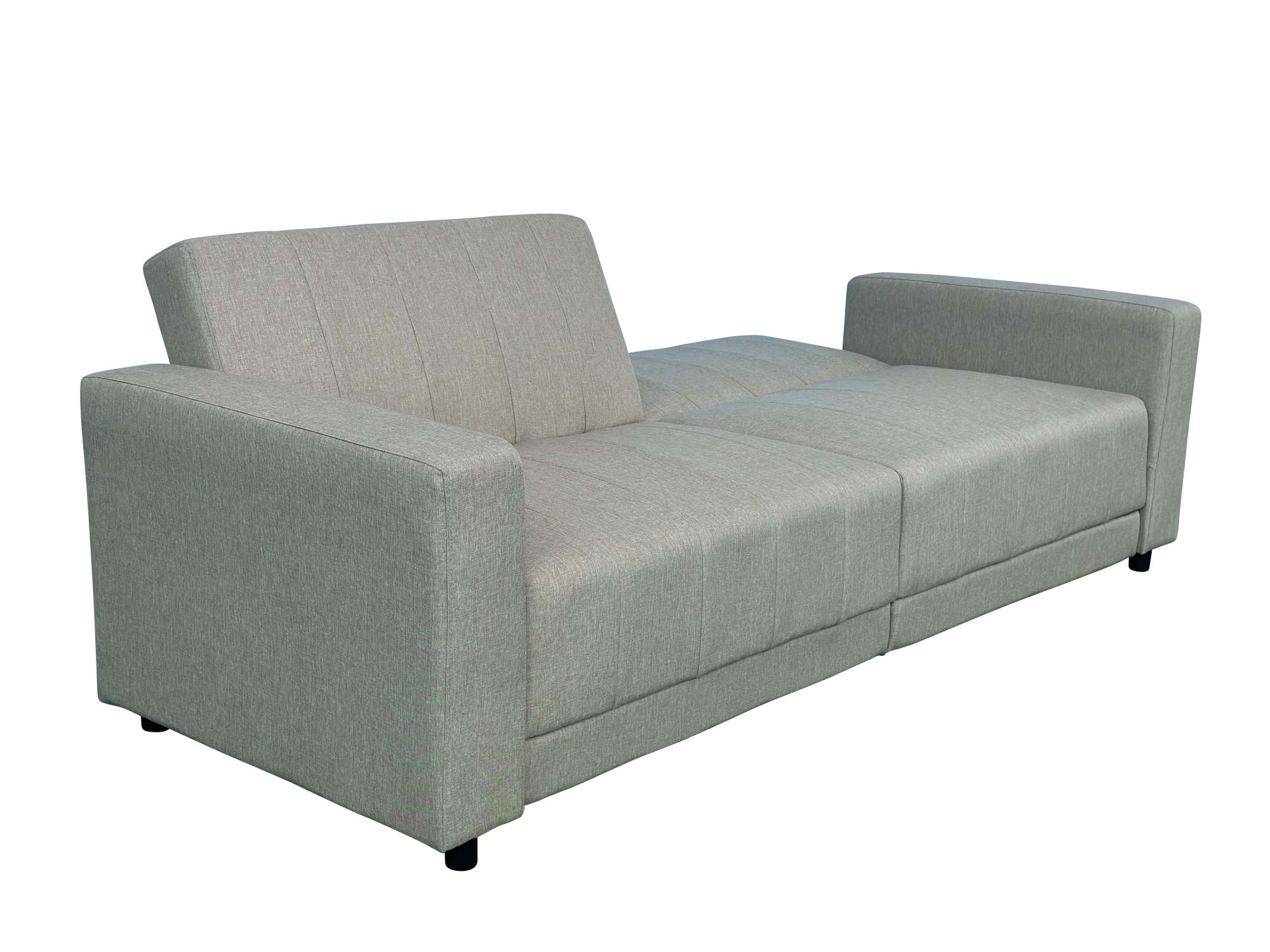 Dorel Home 3-Sitzer »Allie II Schlafsofa 225 cm«, Bett-Funktion (108/190cm), Rückenlehne 2-teilig, mit Steppung