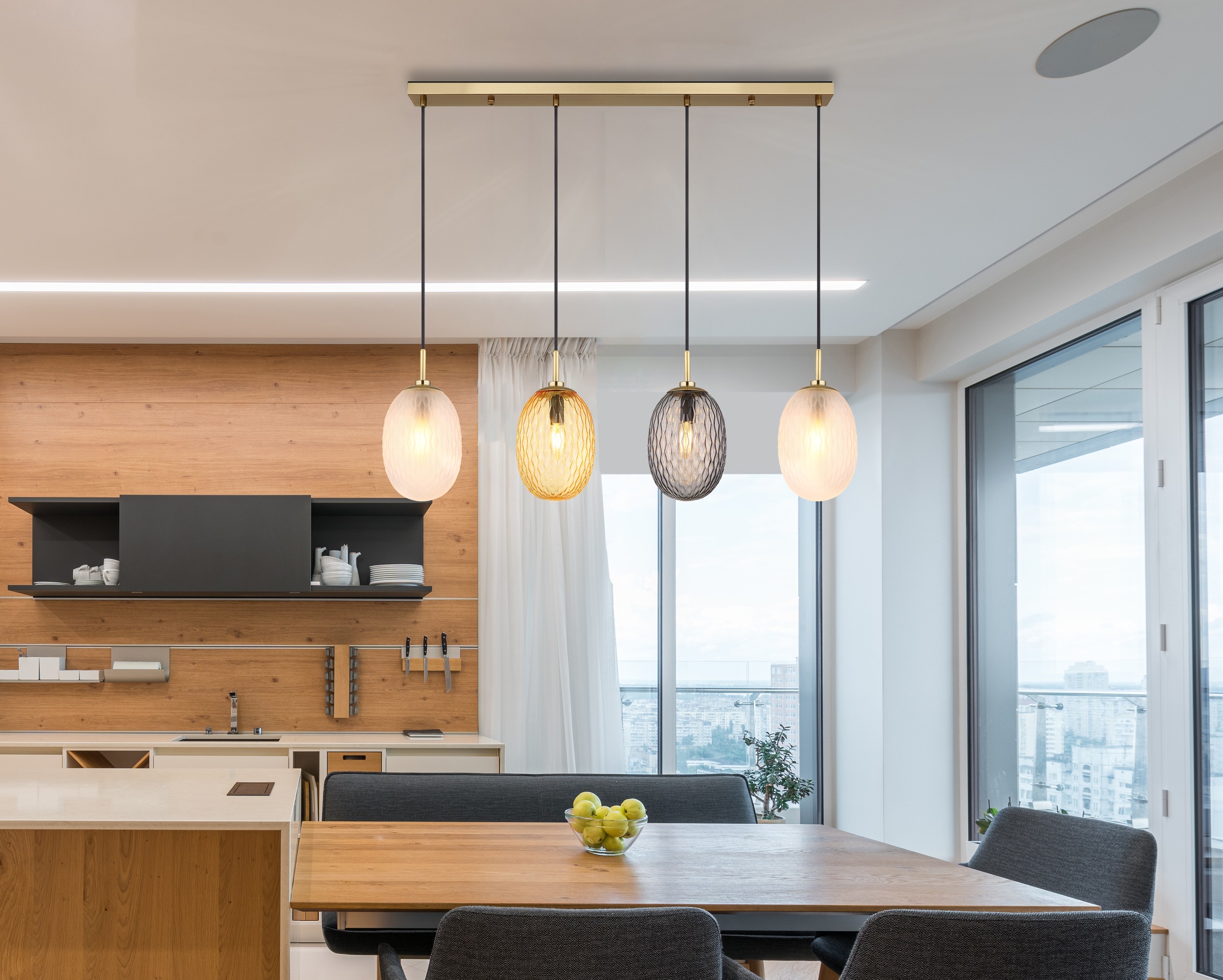 GLOBO LIGHTING Hängeleuchte »DEVIN« E14 1 Stk. Hängelampe Esszimmer-Leuchte günstig online kaufen