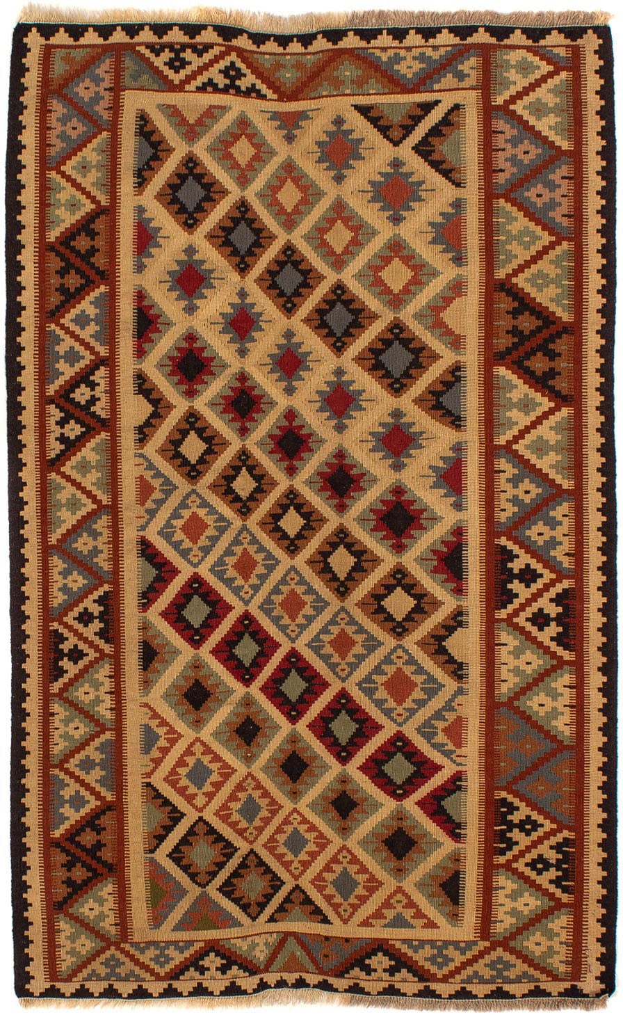 morgenland Wollteppich »Kelim - Oriental - 185 x 120 cm - braun«, rechtecki günstig online kaufen