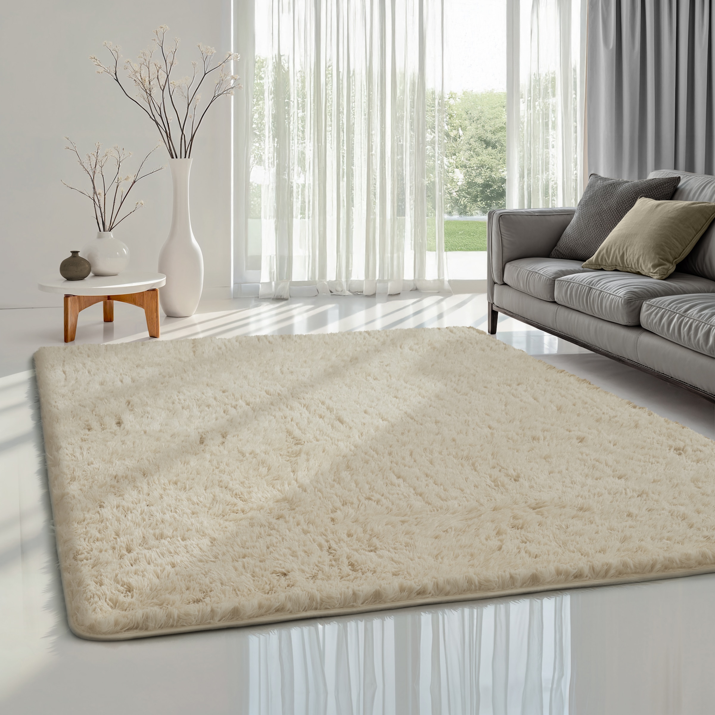 the carpet Teppich "Soft Shaggy" rechteckig 35 mm Höhe Flauschiger Hochflor günstig online kaufen