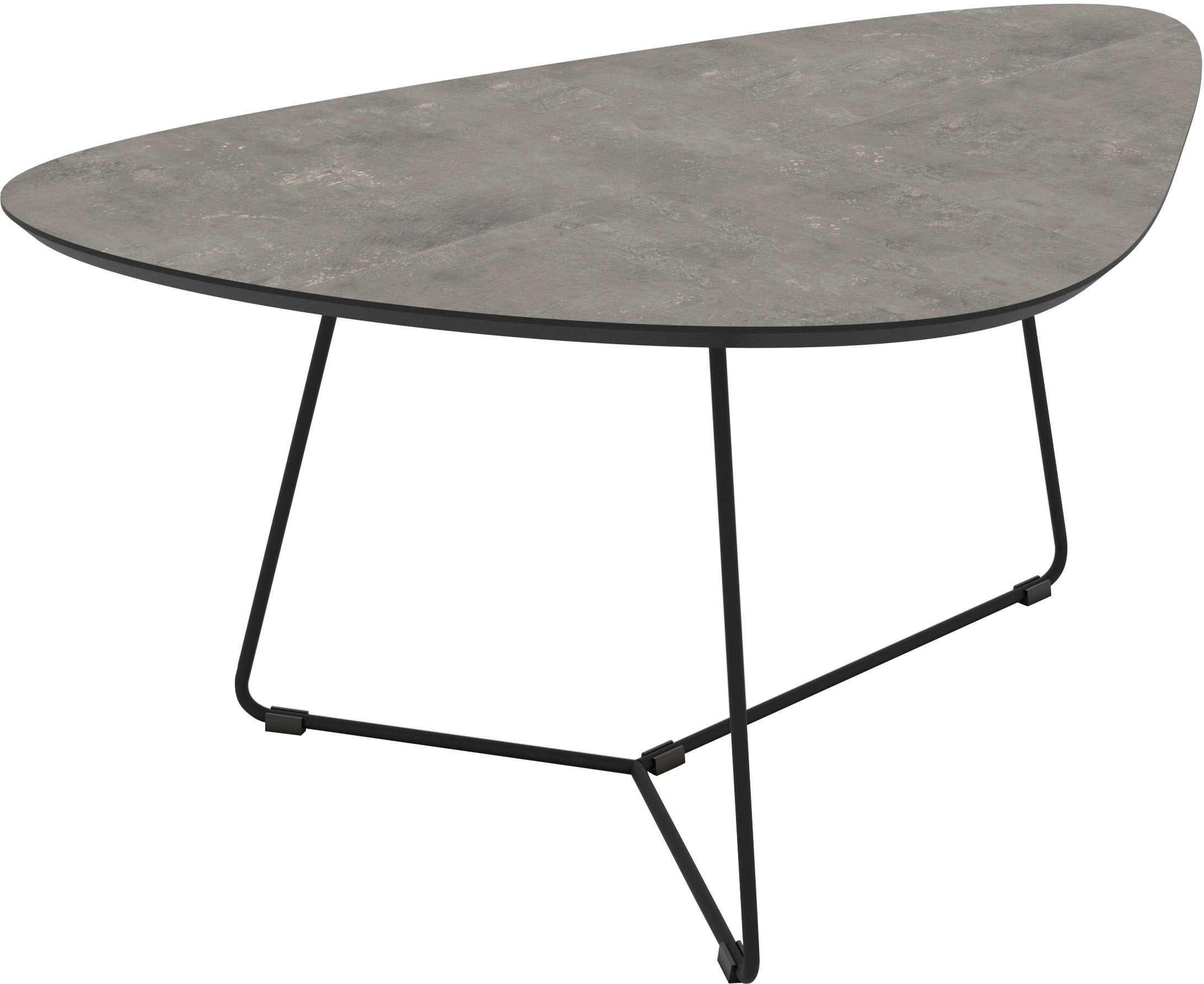 HELA Couchtisch »PISA« Set, 2 Stk. tlg. 2er Set, Platten in Nierenform, gefräst, Schweizer Kante