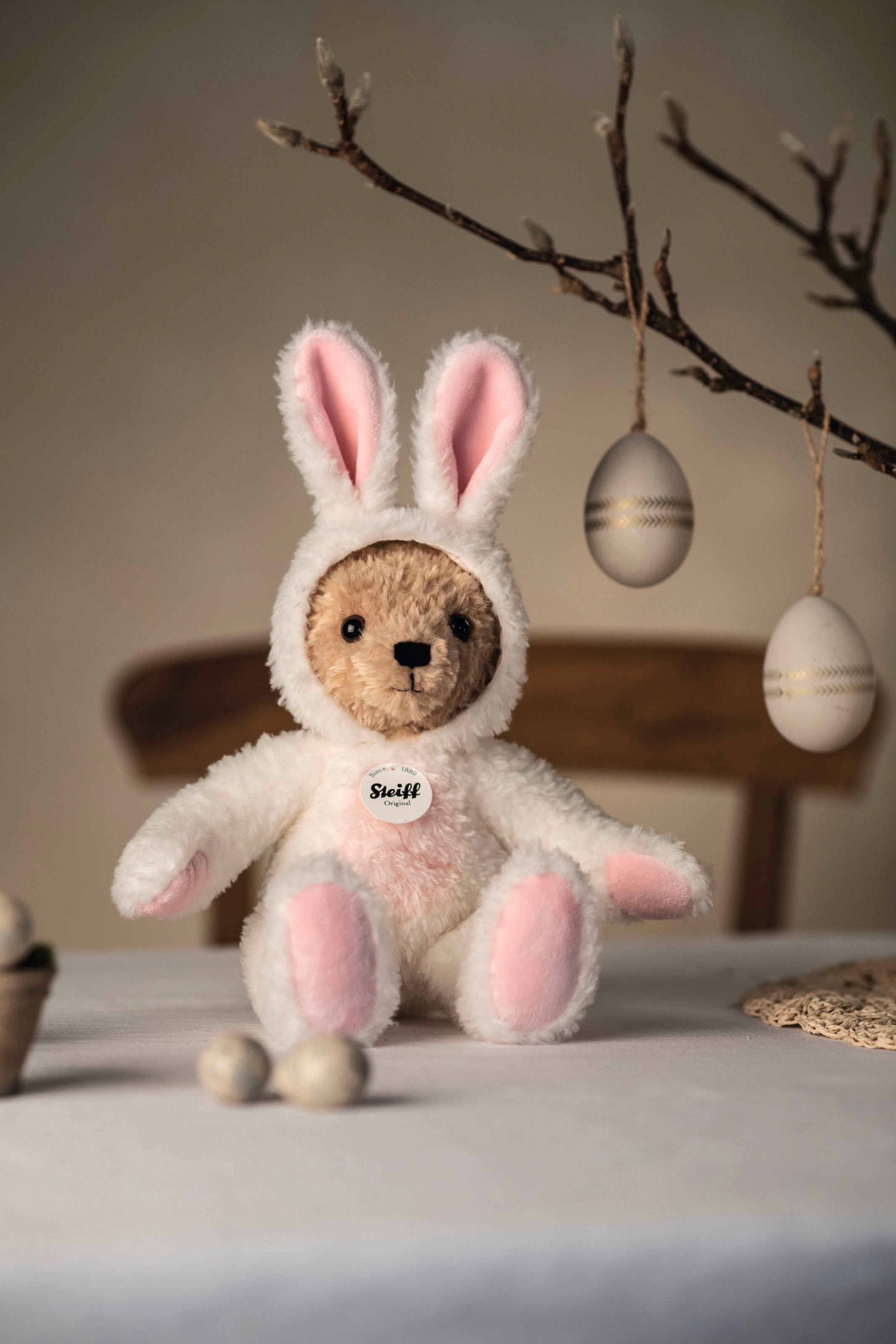 Steiff Kuscheltier »Hoodie-Teddybär Hase«