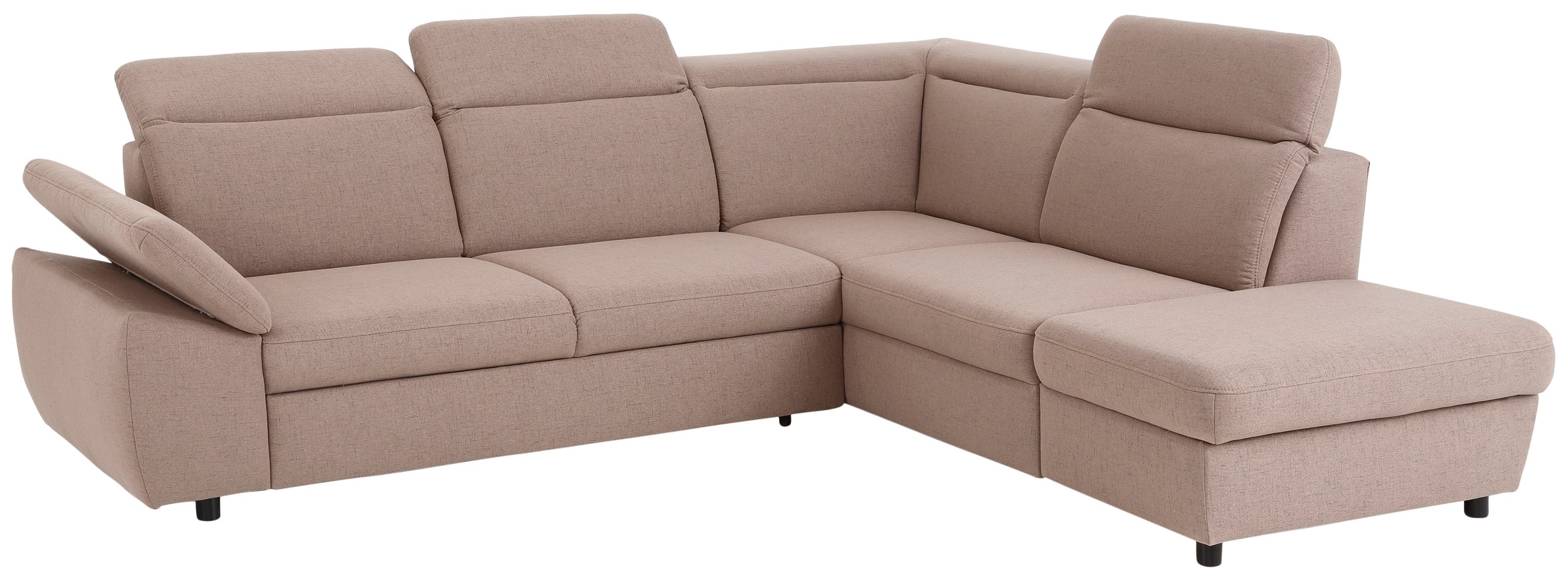 Home affaire Ecksofa »Mauritius L-Form«, mit Ottomane, mit Kopfteil- und Armlehnverstellung