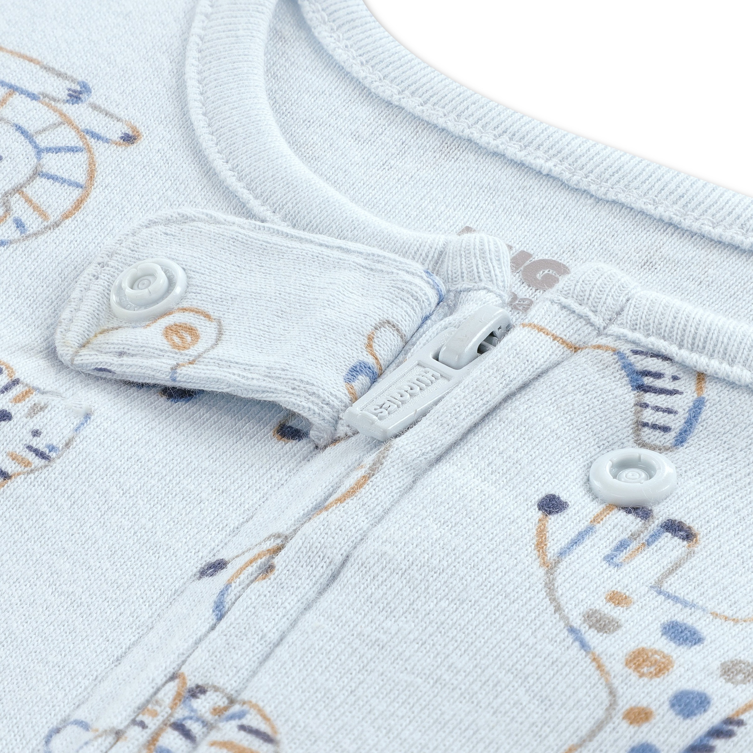 HUGGIES babywear Overall »HUGB FOOTED COVERALL« Strampler mit langen Armen und Füßen /  Allover-Print / für Boys