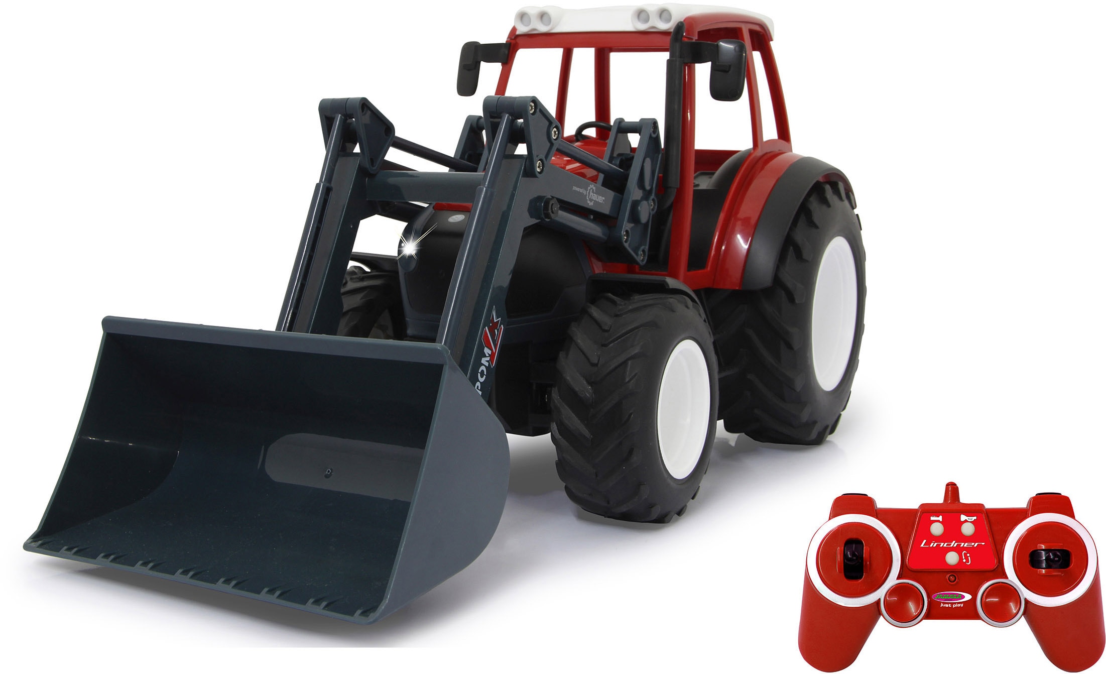 Maisto Tech RC-Traktor »Massey Ferguson 5S.145 mit Schnee-Schieber,  2,4GHz«, mit Licht bei